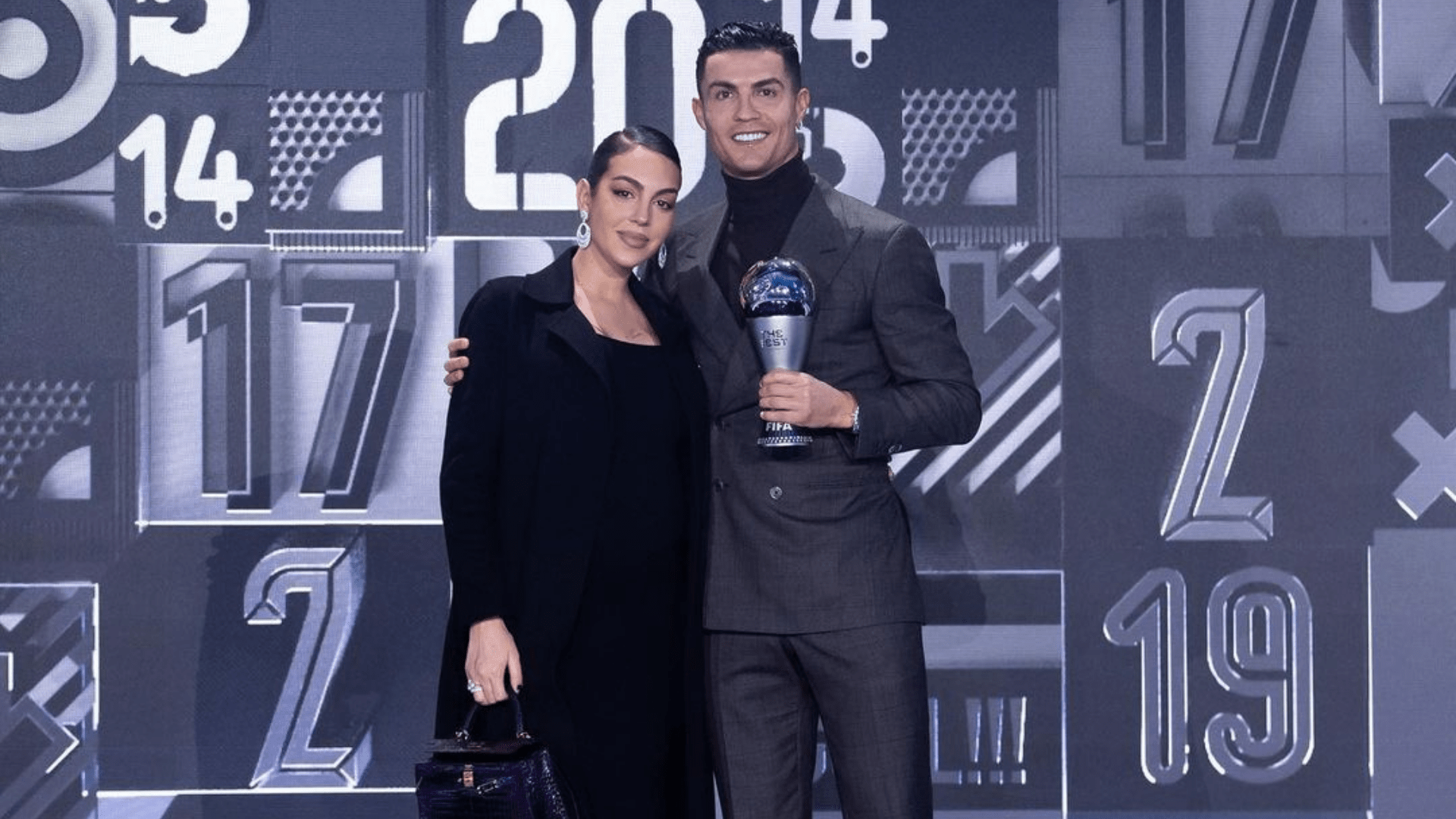 1920x1080 Georgina Rodríguez Celebrated Cristiano Ronaldo's Fifa Special Award Win In The Cutest Way
