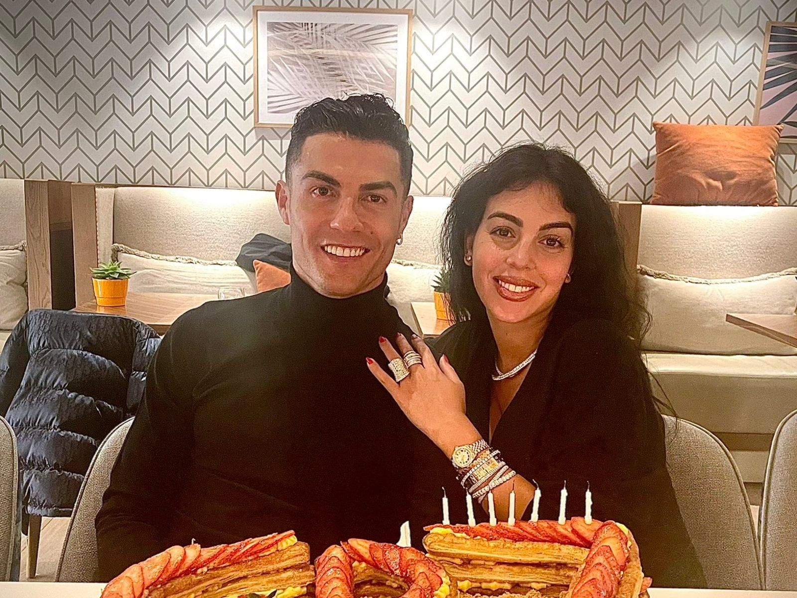 1600x1200 and Counting': Cristiano Ronaldo Celebrates Birthday with Partner Georgina Rodriguez