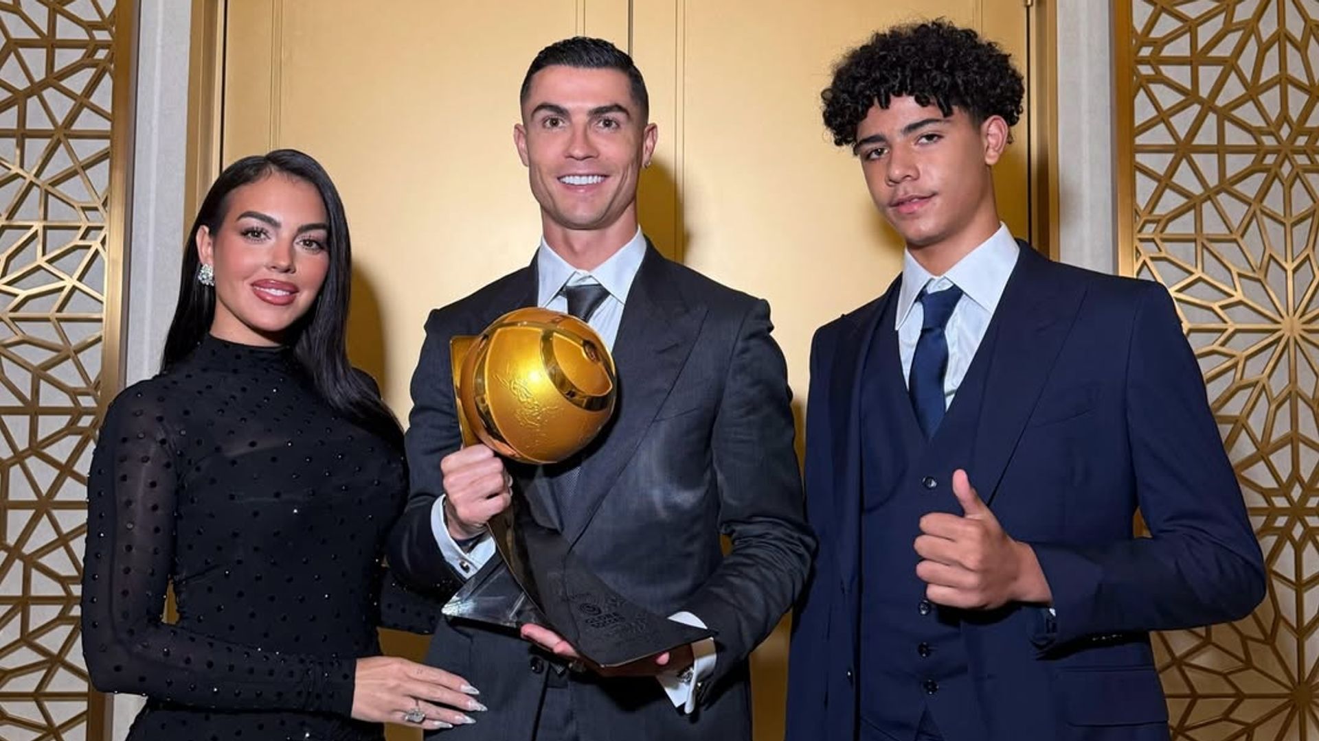 1920x1080 Georgina Rodríguez and Cristiano Ronaldo close out the year at the 2025 Globe Soccer Awards