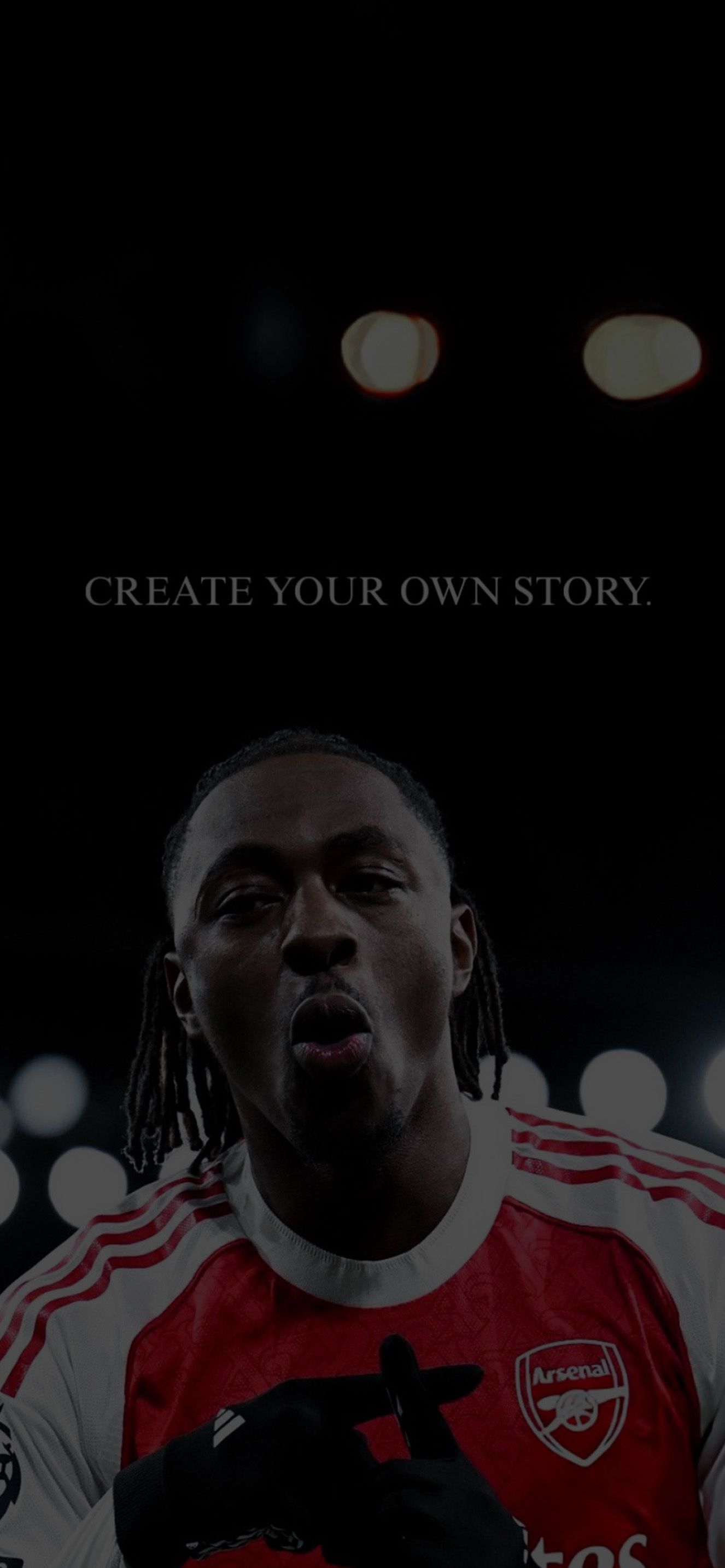 1326x2868 Eberechi Eze Create Your Own Story Arsenal Wallpaper iPhone