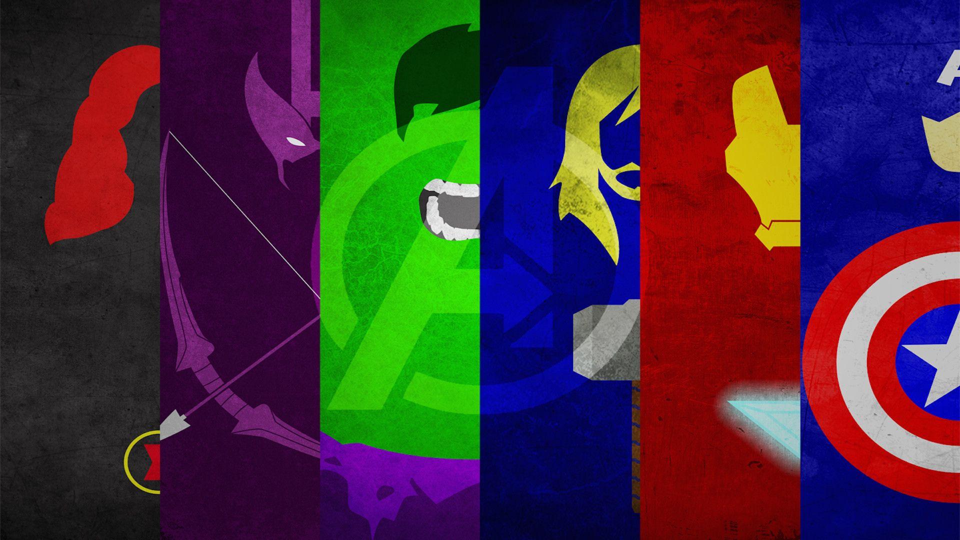1920x1080 Comics Avengers The Avengers Black Widow Hulk Thor Iron Man