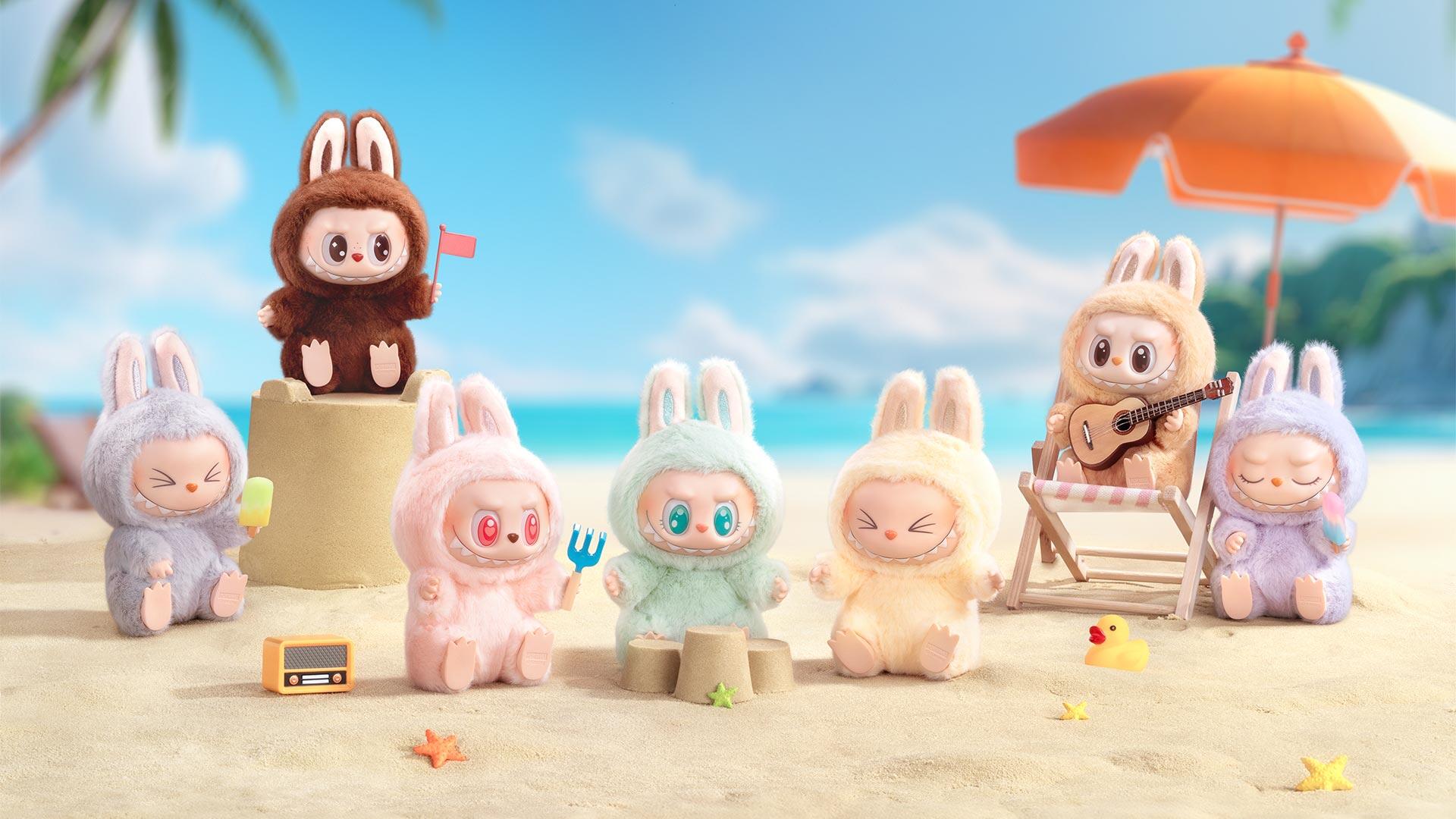1920x1080 Labubu Beach Fun HD Wallpaperx1080