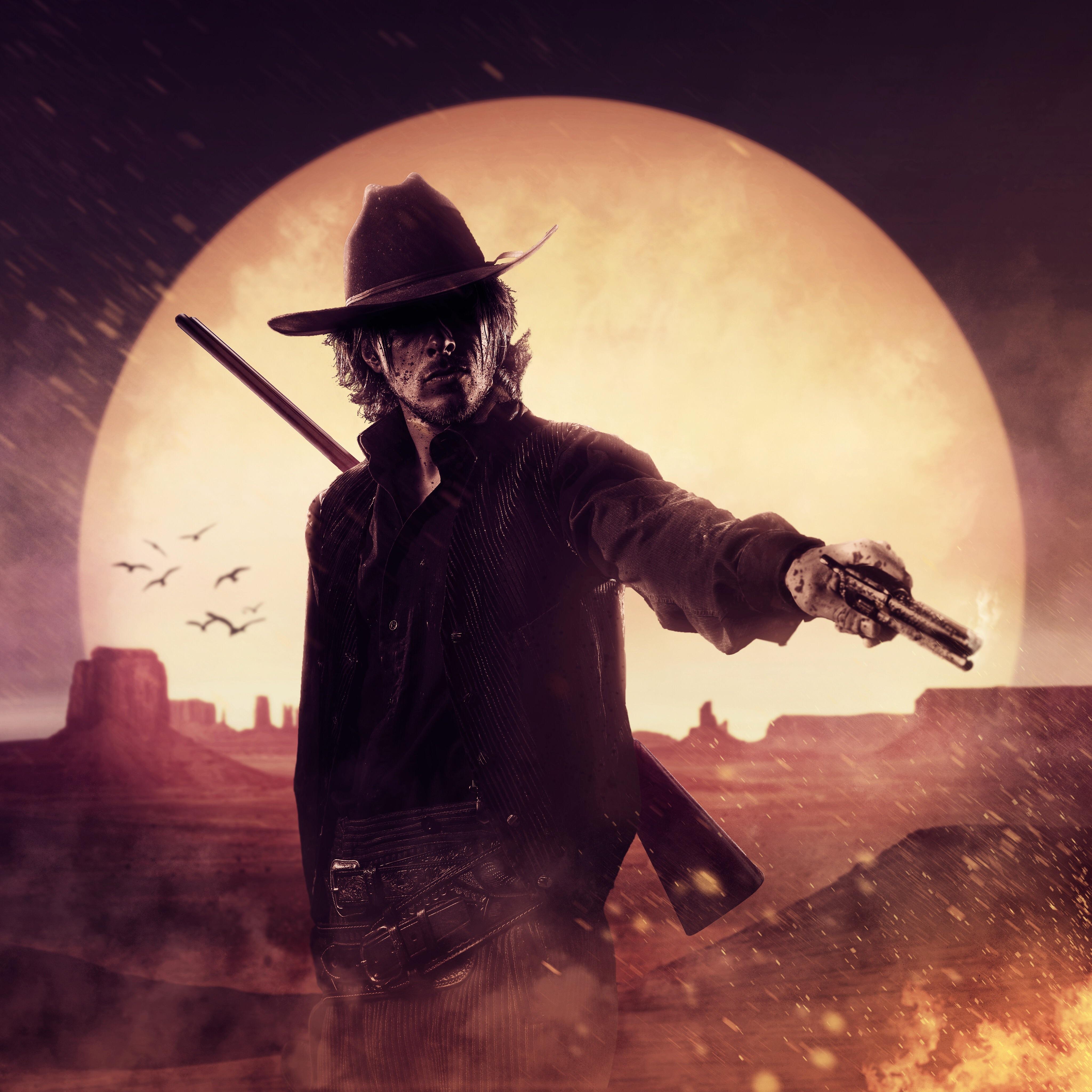4096x4096 Red Dead Redemption 2 4k Cosplay Wallpaper, HD Games Wallpaper, 4k Wallpaper , Image, Background, Photos and Picture