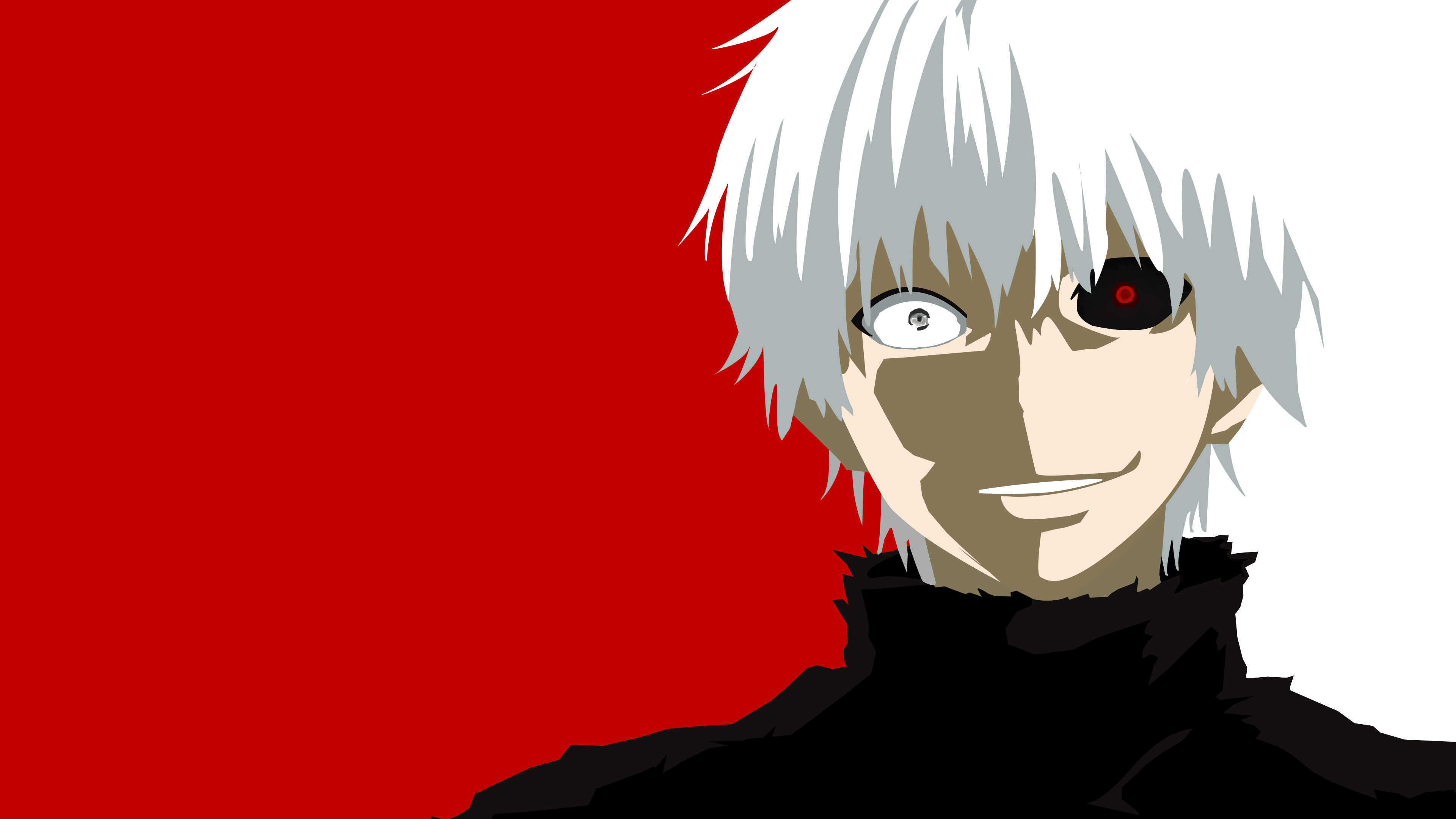 3840x2160 Ken Kaneki Red