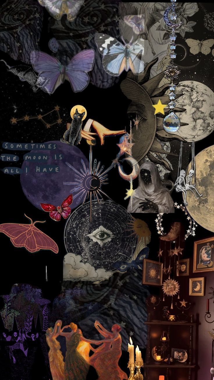 736x1308 whimsigoth #whimsy #background #witchy #aesthetic #goth #whimsygothic