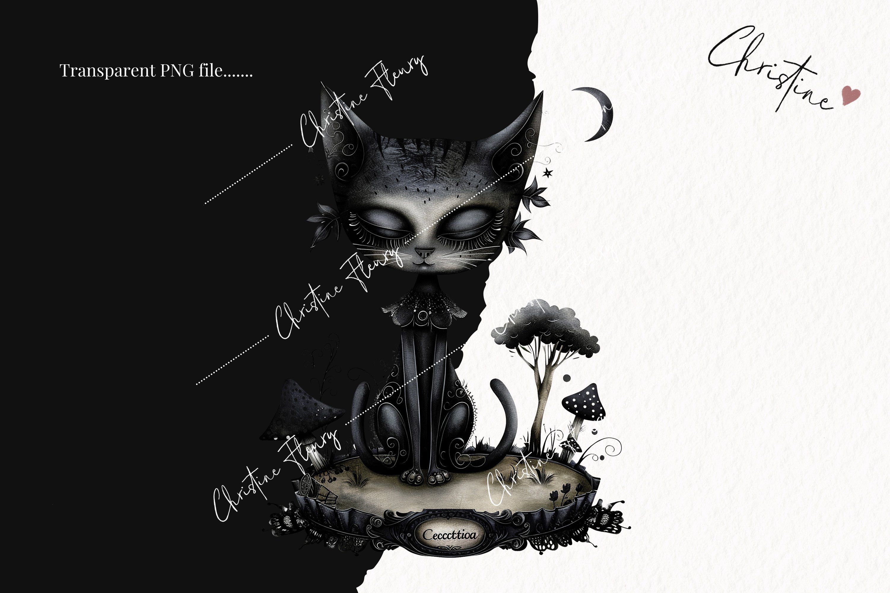 3000x2000 Whimsy Gothic Cat Dolls