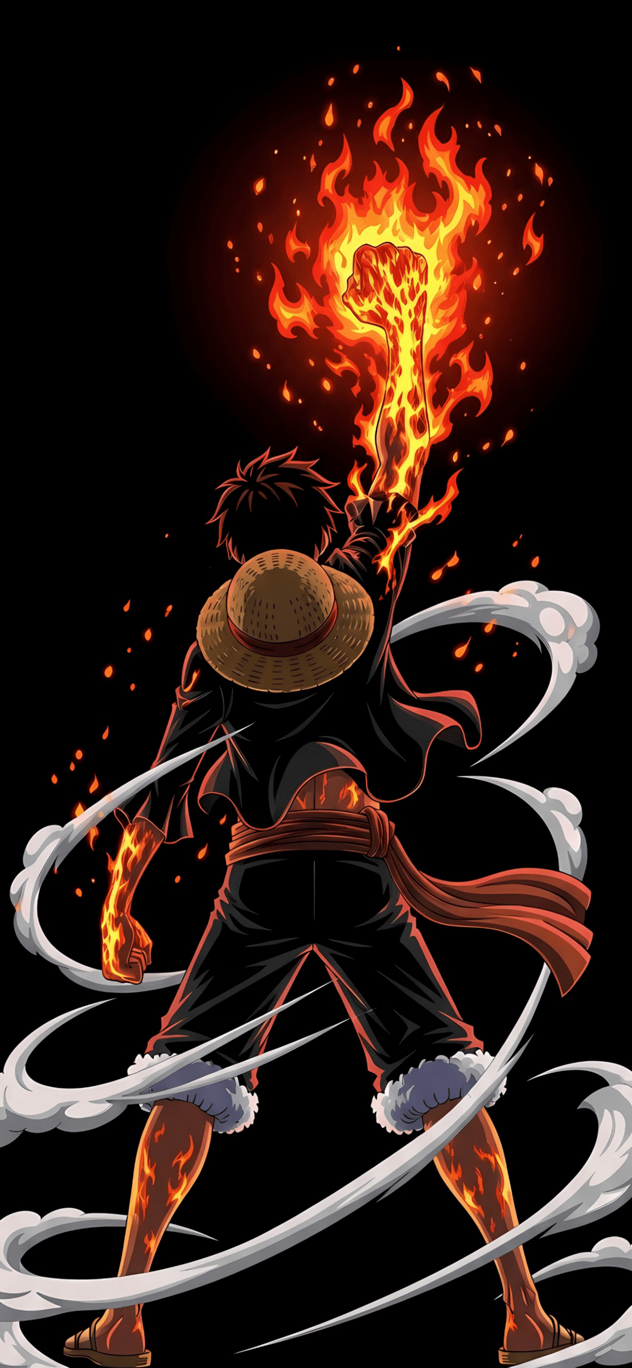 1284x2778 Monkey D. Luffy Wallpaper 4K, Red Hawk, One Piece, AMOLED