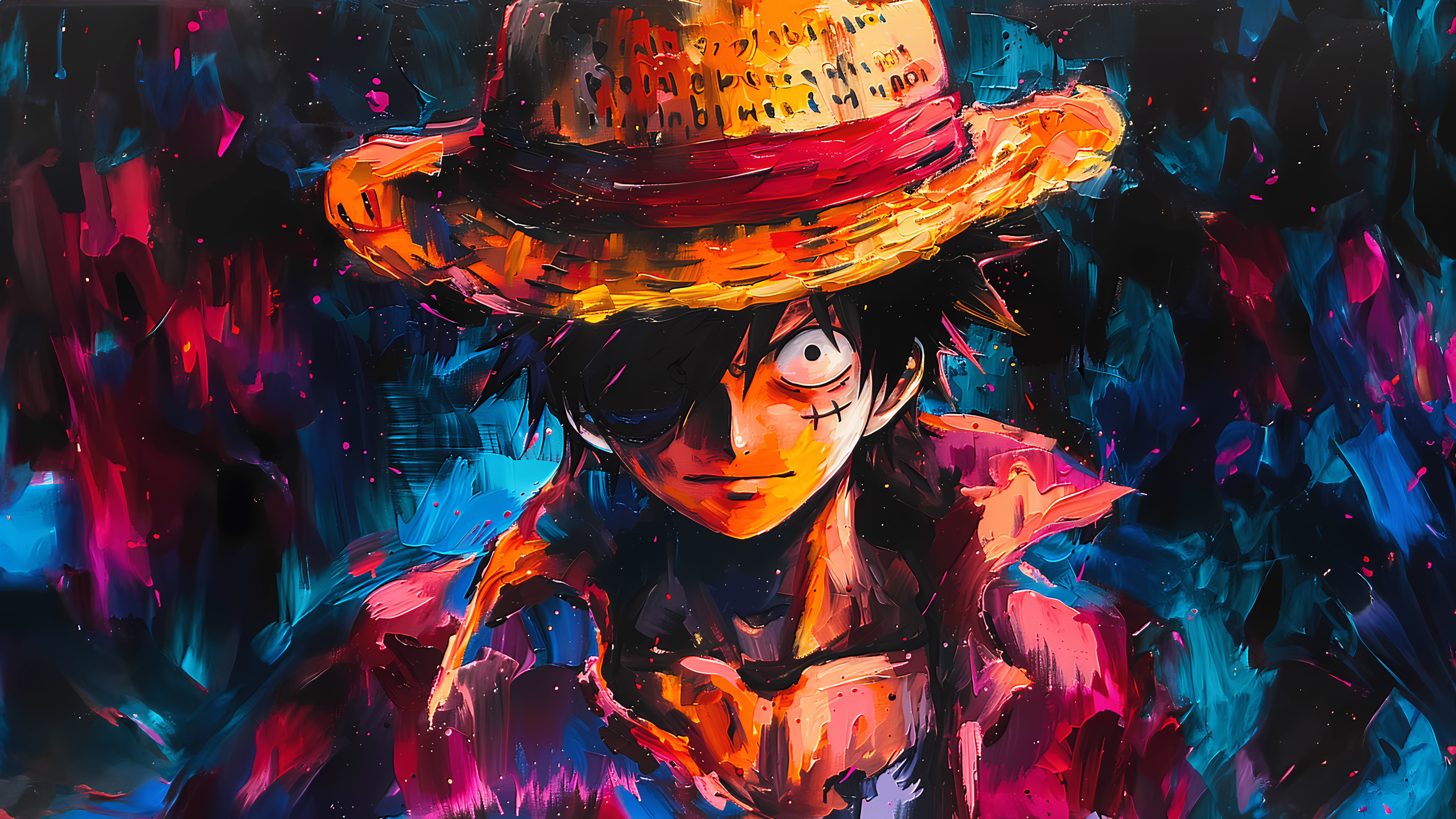3840x2160 Luffy's Dark Awakening: A 4K PC Wallpaper 4K Wallpaper. Best 4K Wallpaper for Computers