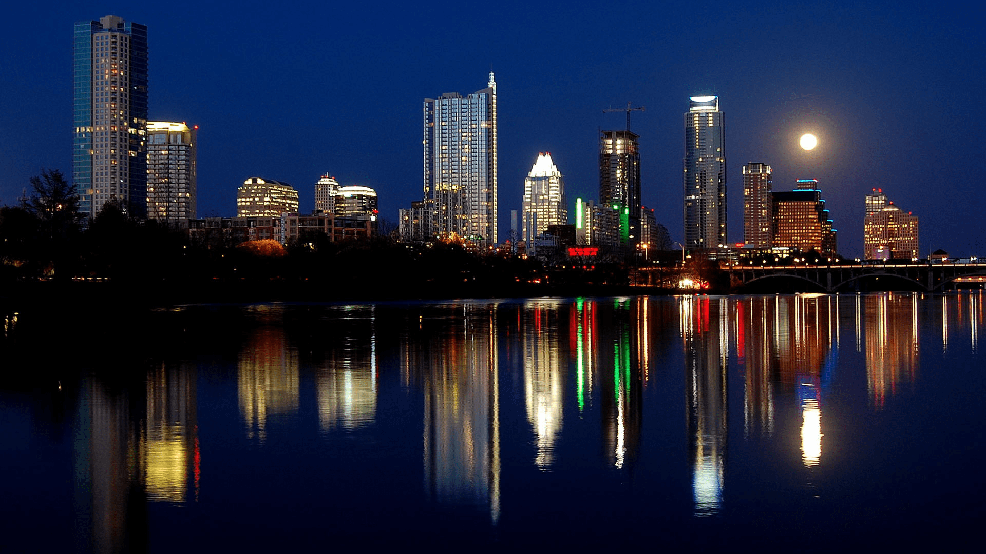 1920x1080 Austin Nightscape Made Skyline HD Wallpaperx1080