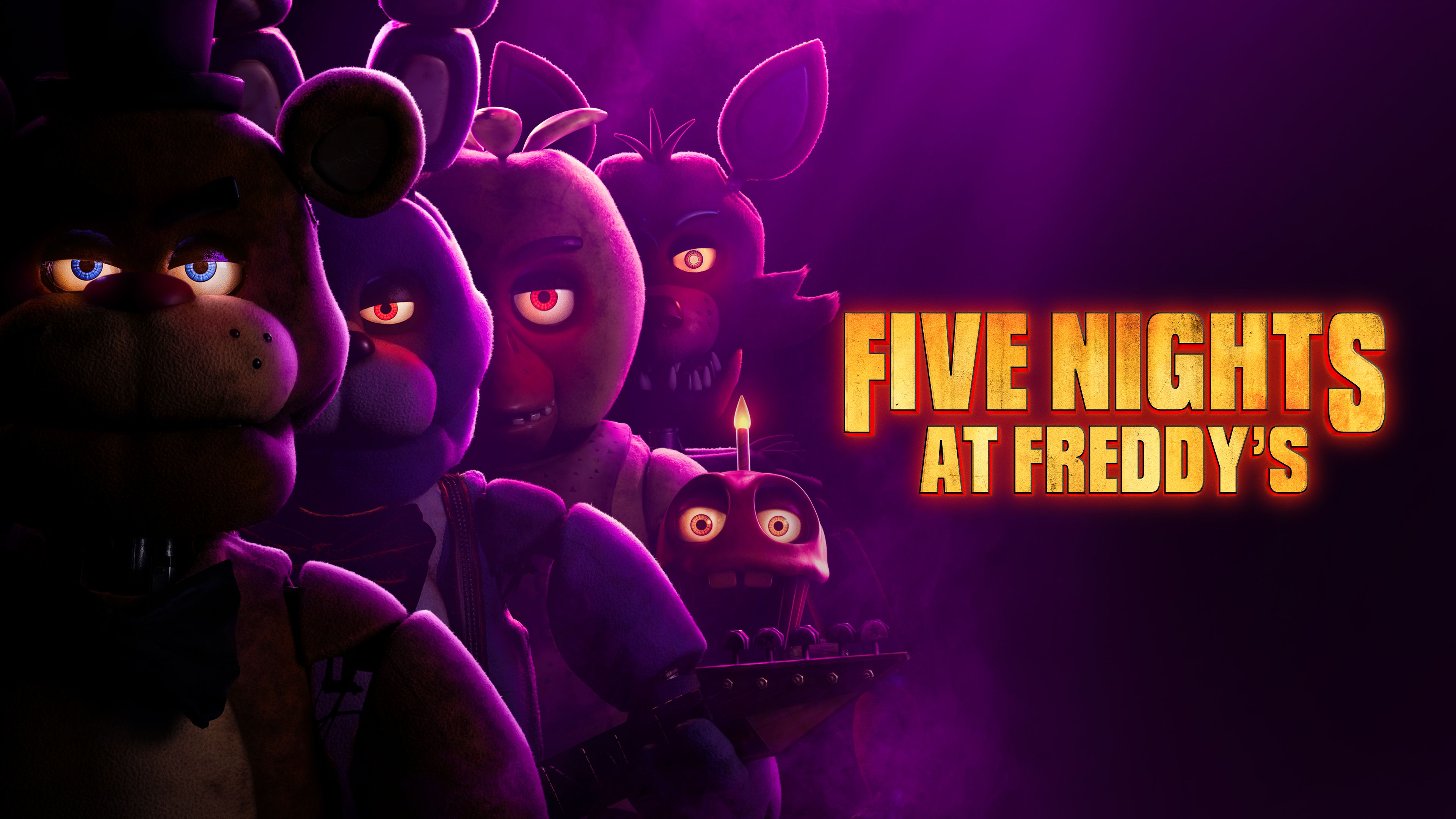 3840x2160 Five Nights at Freddy's Wallpaper 4K, Movie poster