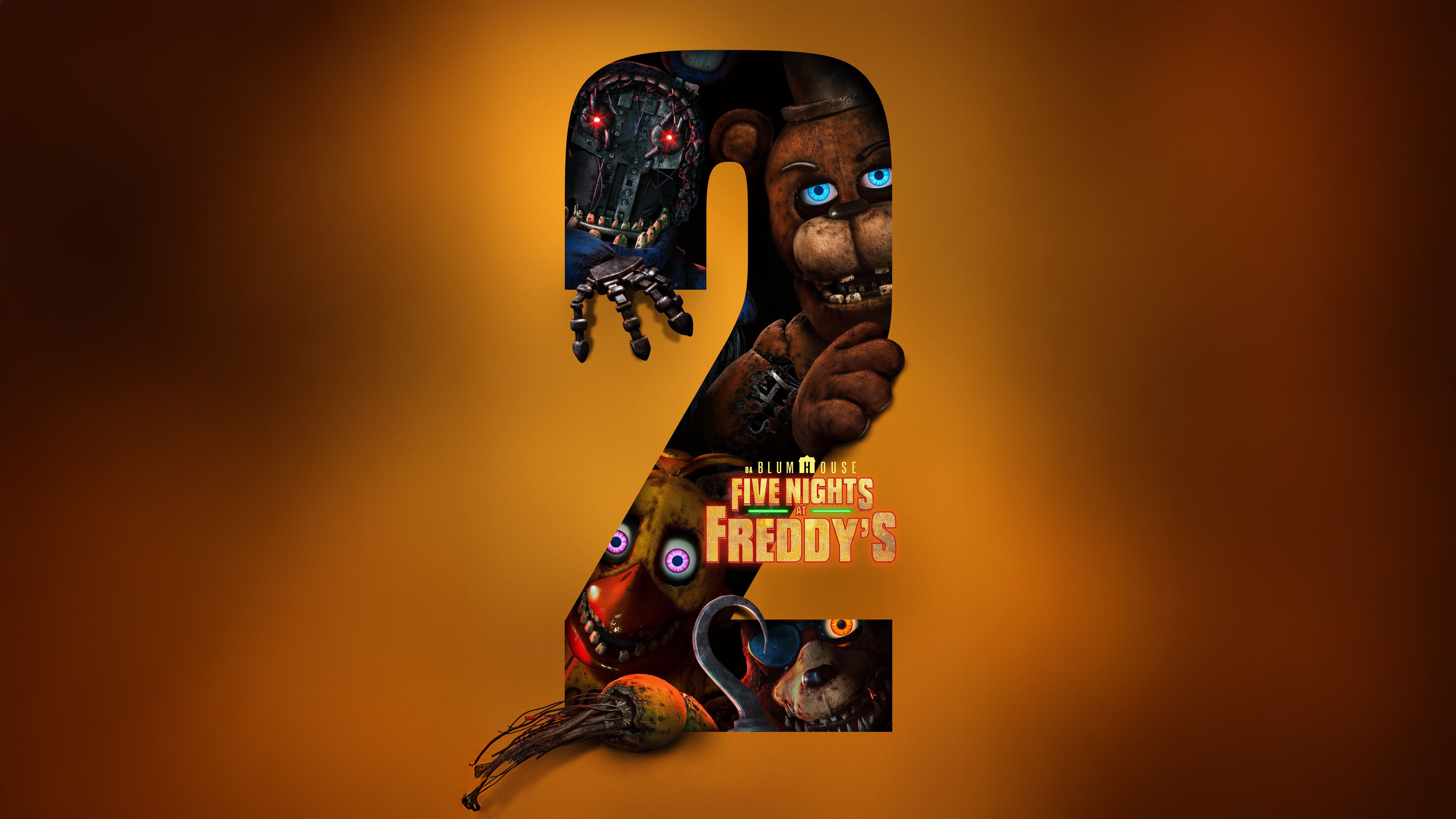 7680x4320 Five Nights at Freddy's 2 (2025) Wallpaper and Background