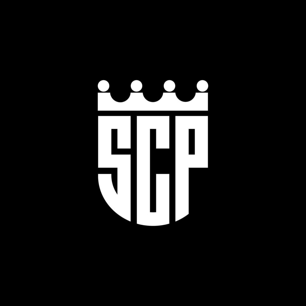 980x980 SCP letter logo design in illustration. Vector logo, calligraphy designs for logo, Poster, Invitation, etc