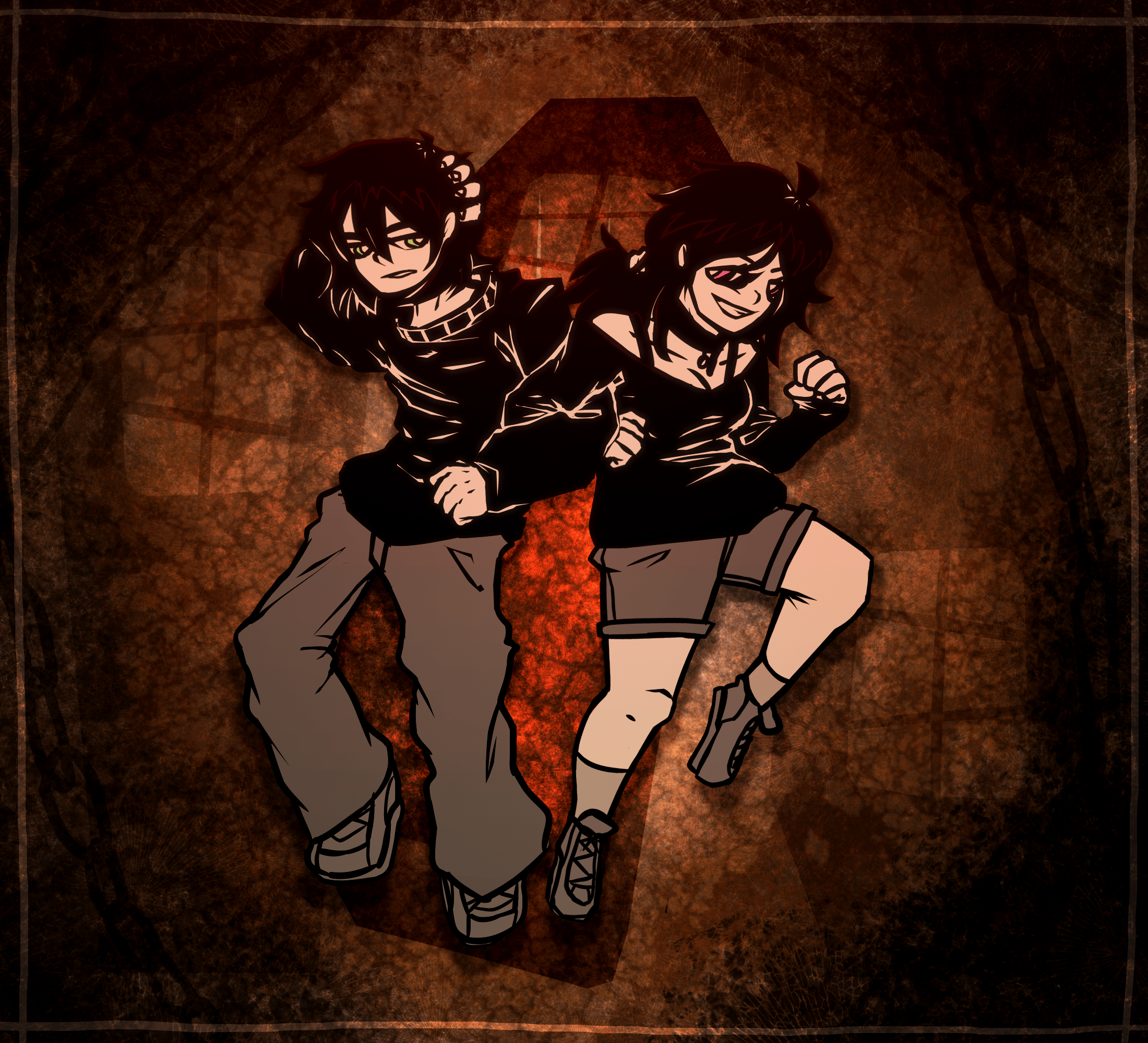 2200x2000 The Coffin and Andy and LeyLey by CatgirlLeaNya on Newgrounds