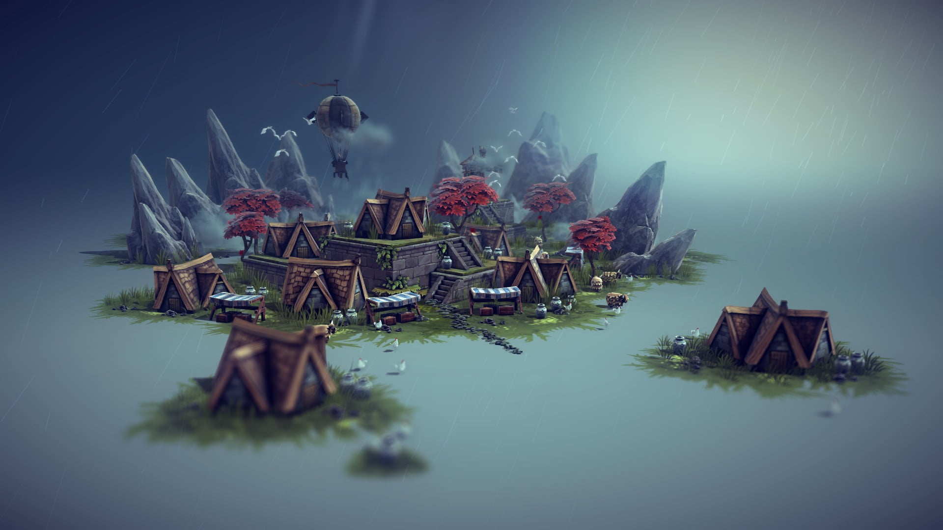 1920x1080 House digital wallpaper, Besiege, video games HD wallpaper