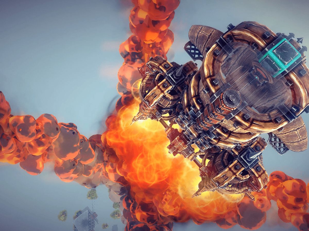 1200x900 Besiege's next expansion goes where no medieval contraption has ever gone before: space!. Rock Paper Shotgun