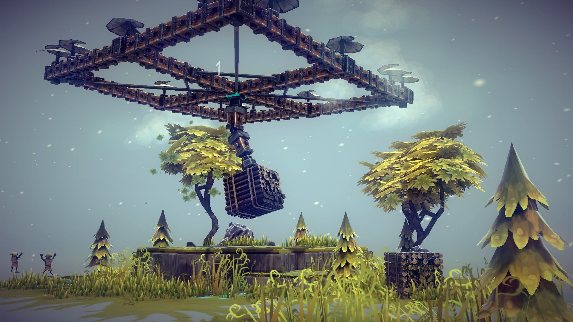 1920x1080 House digital wallpaper, Besiege, video games HD wallpaper