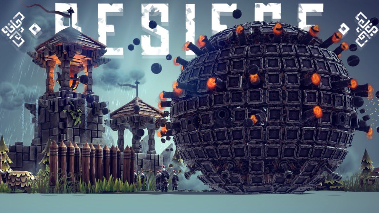 1280x720 Besiege Alpha Gameplay Besiege Creations! Bipedal Walker, Death Star & More!