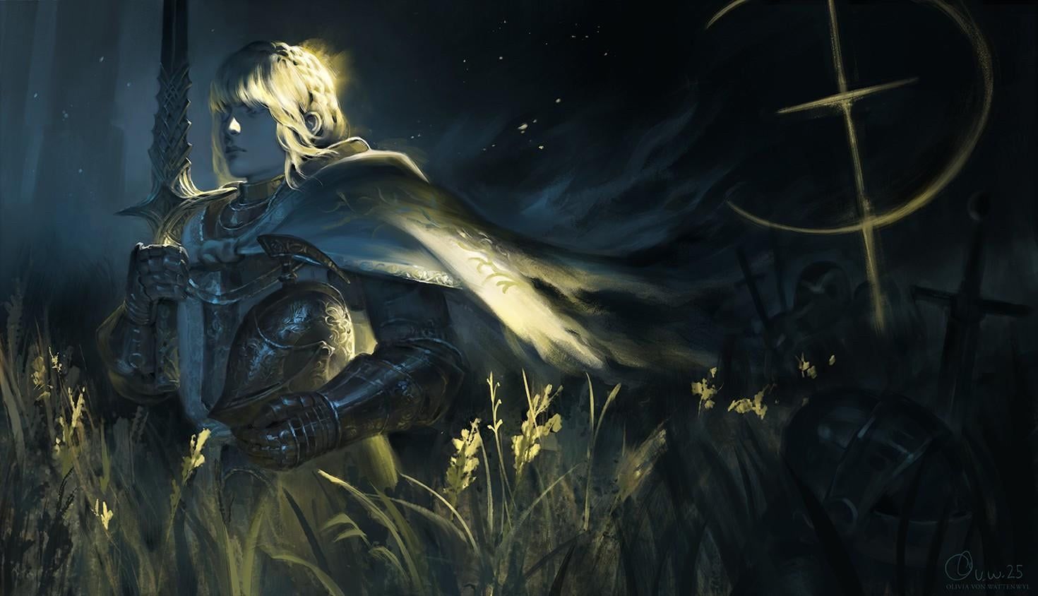 1470x844 Art by me Recent painting of Needle Knight Leda!