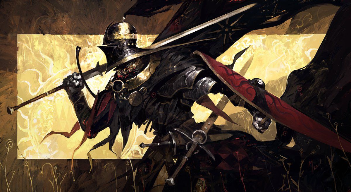 1200x656 New personal painting! Another knight! Sir is joining my adventure! Let's see what awaits us at the horizon! #art #illustration #fantasy #fantasyart #painting