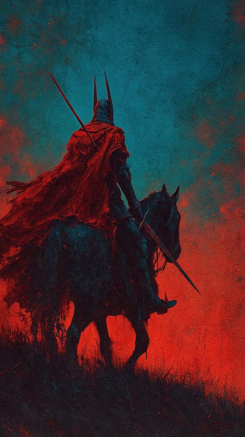 800x1427 Medieval Knight Painting Image Wallpaper