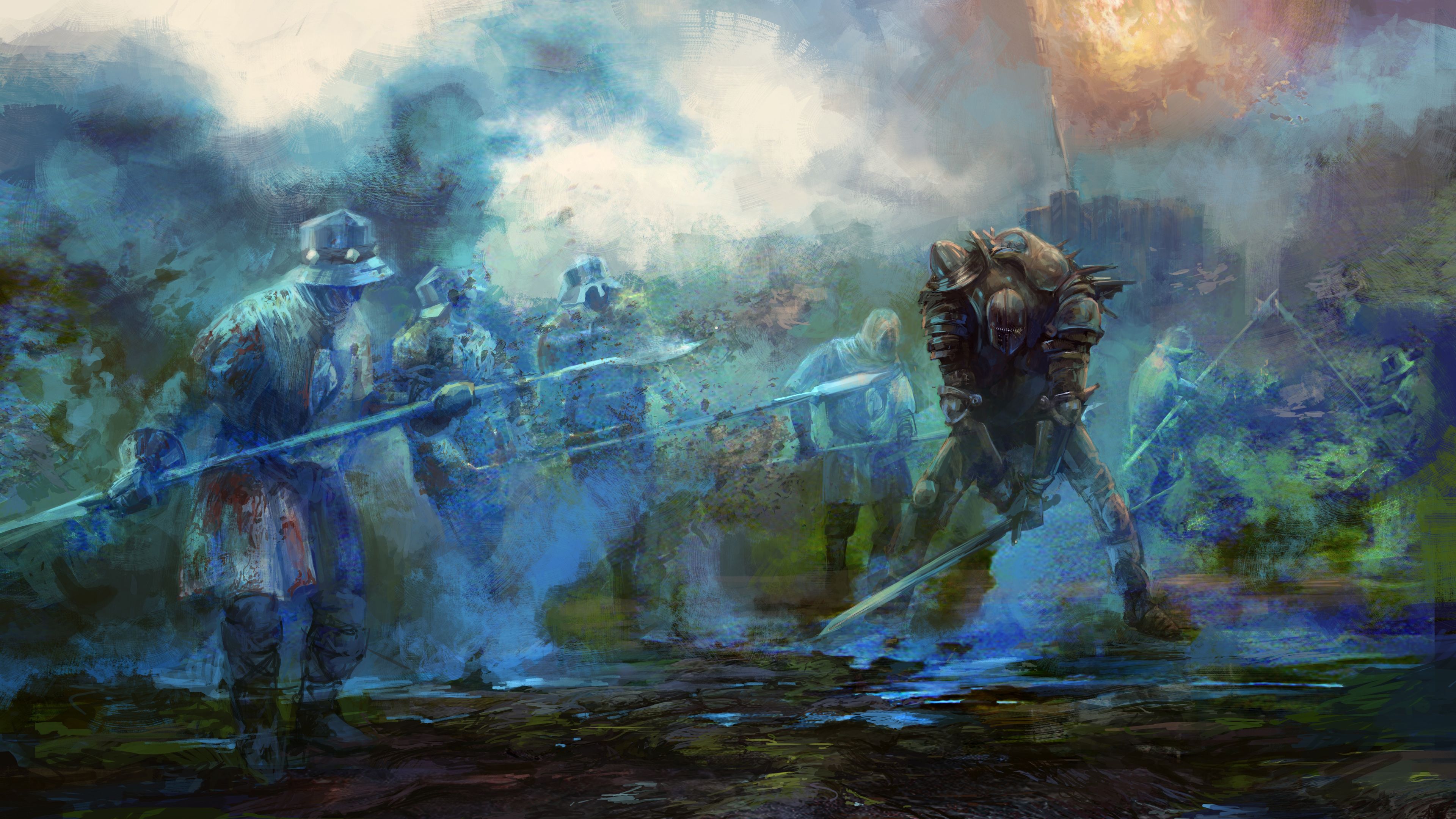 3840x2160 Knight Warrior 4K HD The Witcher 2 Assassins Of Kings Wallpaper