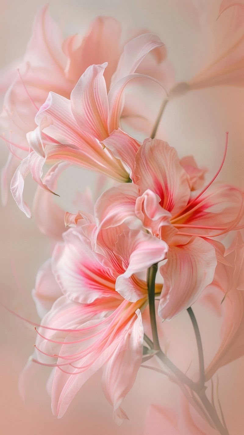 800x1427 Pink Lily Flower Image Wallpaper
