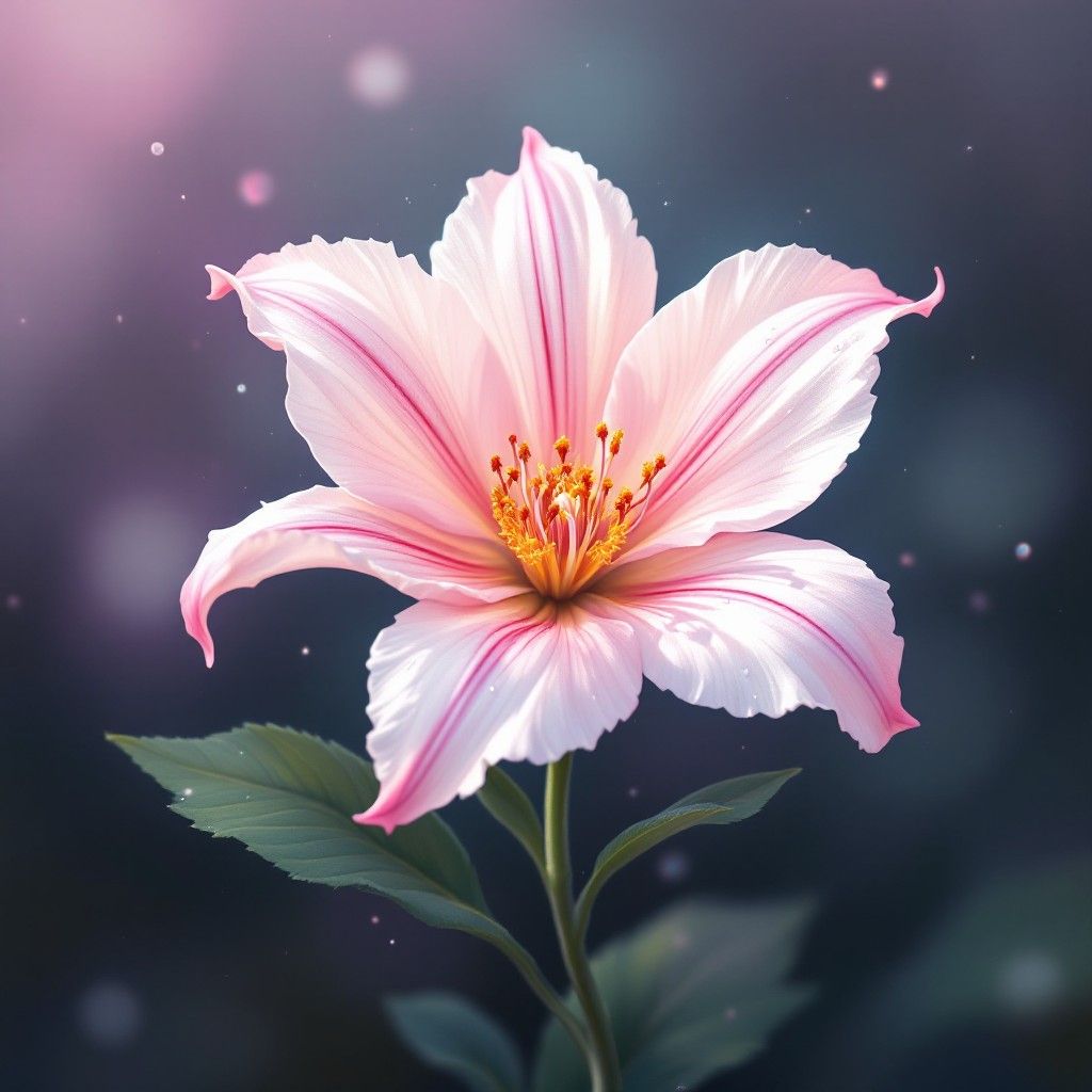 1024x1024 Free Ethereal Pink Lily Image, Flower, Blossom