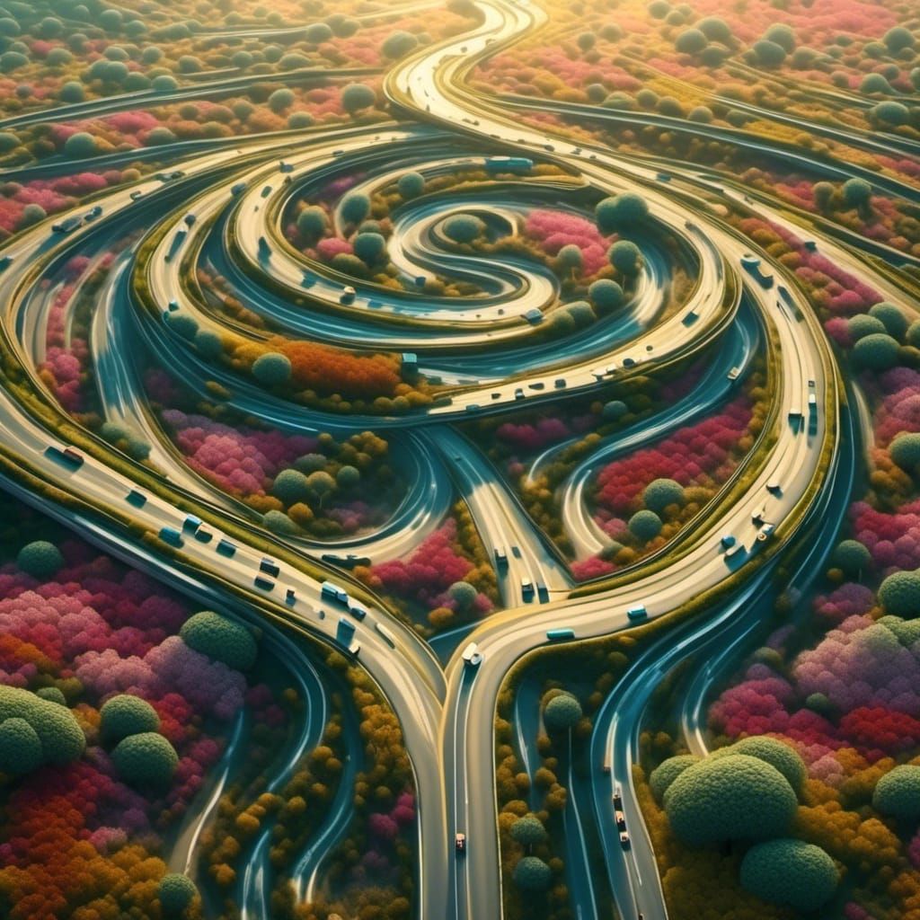 1024x1024 Roundabout, just turn left there Farm World