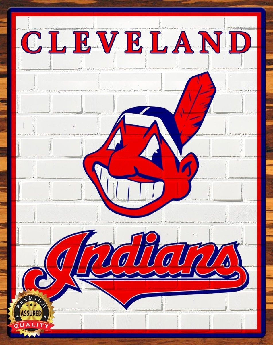 951x1200 Cleveland Indians Wahoo Sign 11 x 14