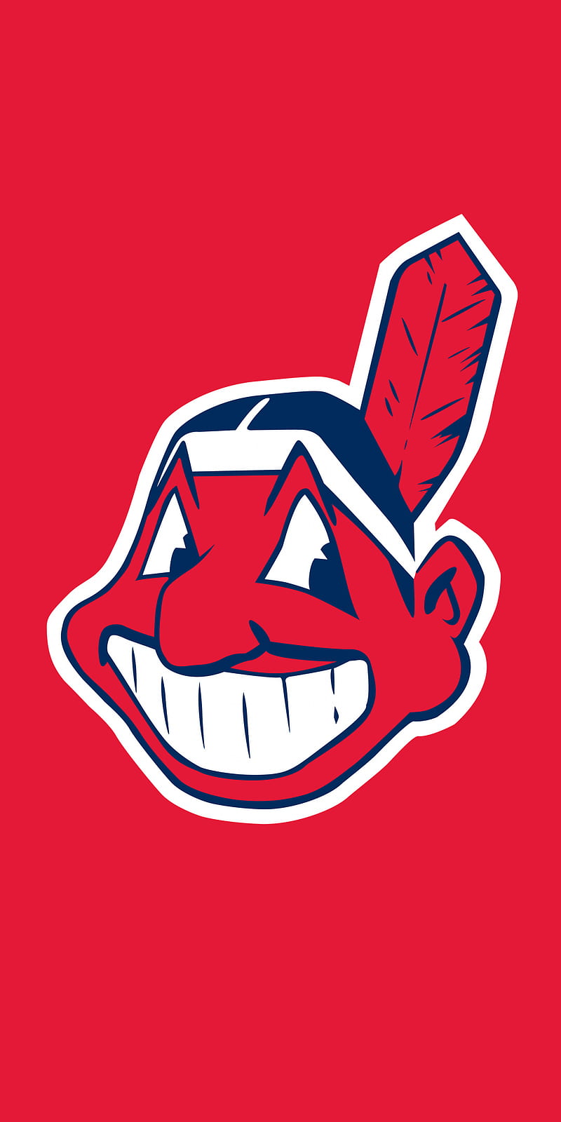 800x1600 Cleveland Indians, mlb, baseball, logo, HD phone wallpaper