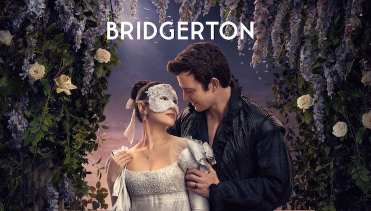 1200x683 Landscape version of the #Bridgerton Season 4 official poster from Netflix