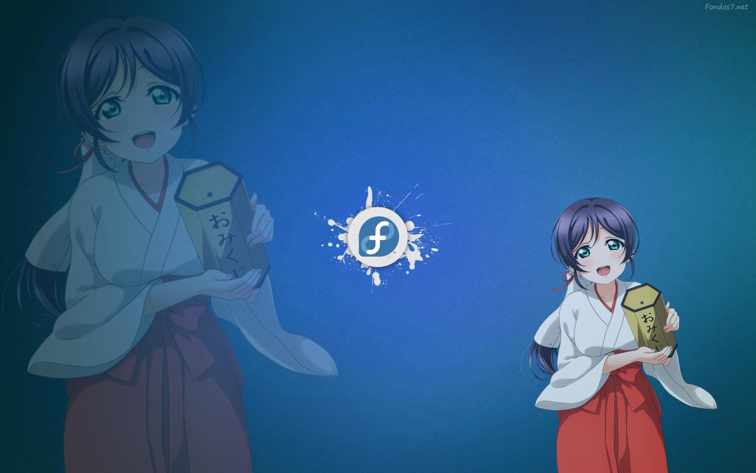 2560x1600 Someone decided to make a Fedora wallpaper with the Anime girl I hate most, so I decided to do it one with the Anime girl I love most, feel free to use