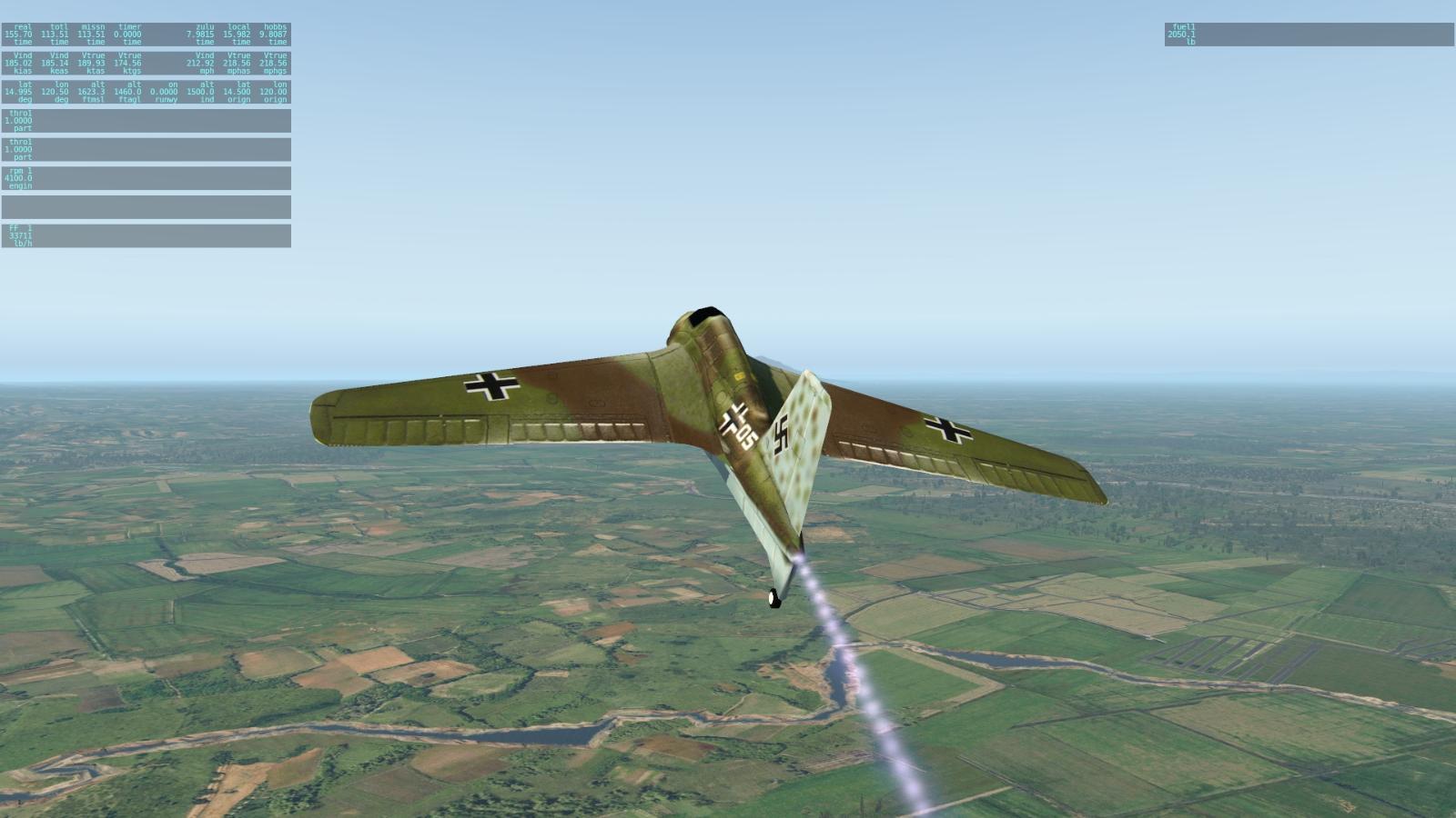 1600x900 My (accidental) Me 163B Komet Project For X Plane 11 General Discussion Plane.Org Forum