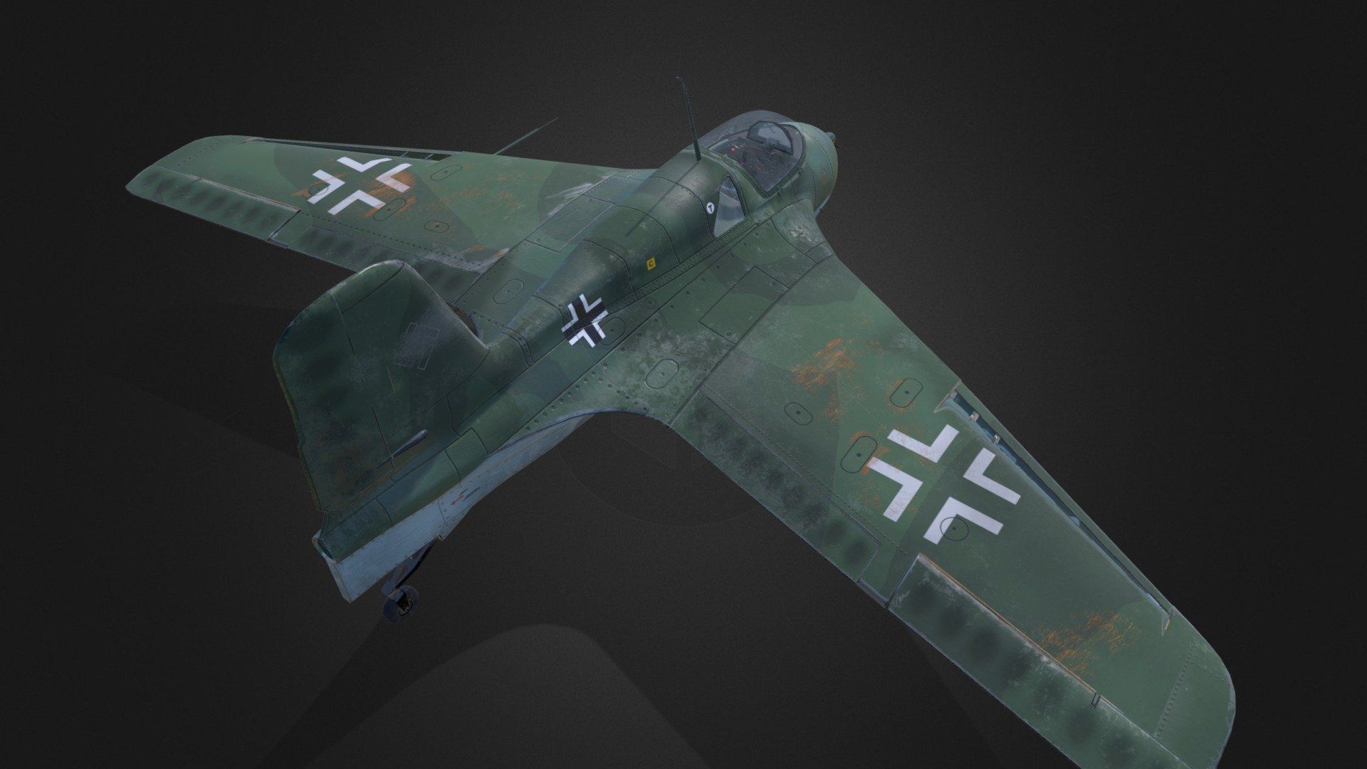 1920x1080 Me 163B Komet model by H1min [0d54892]