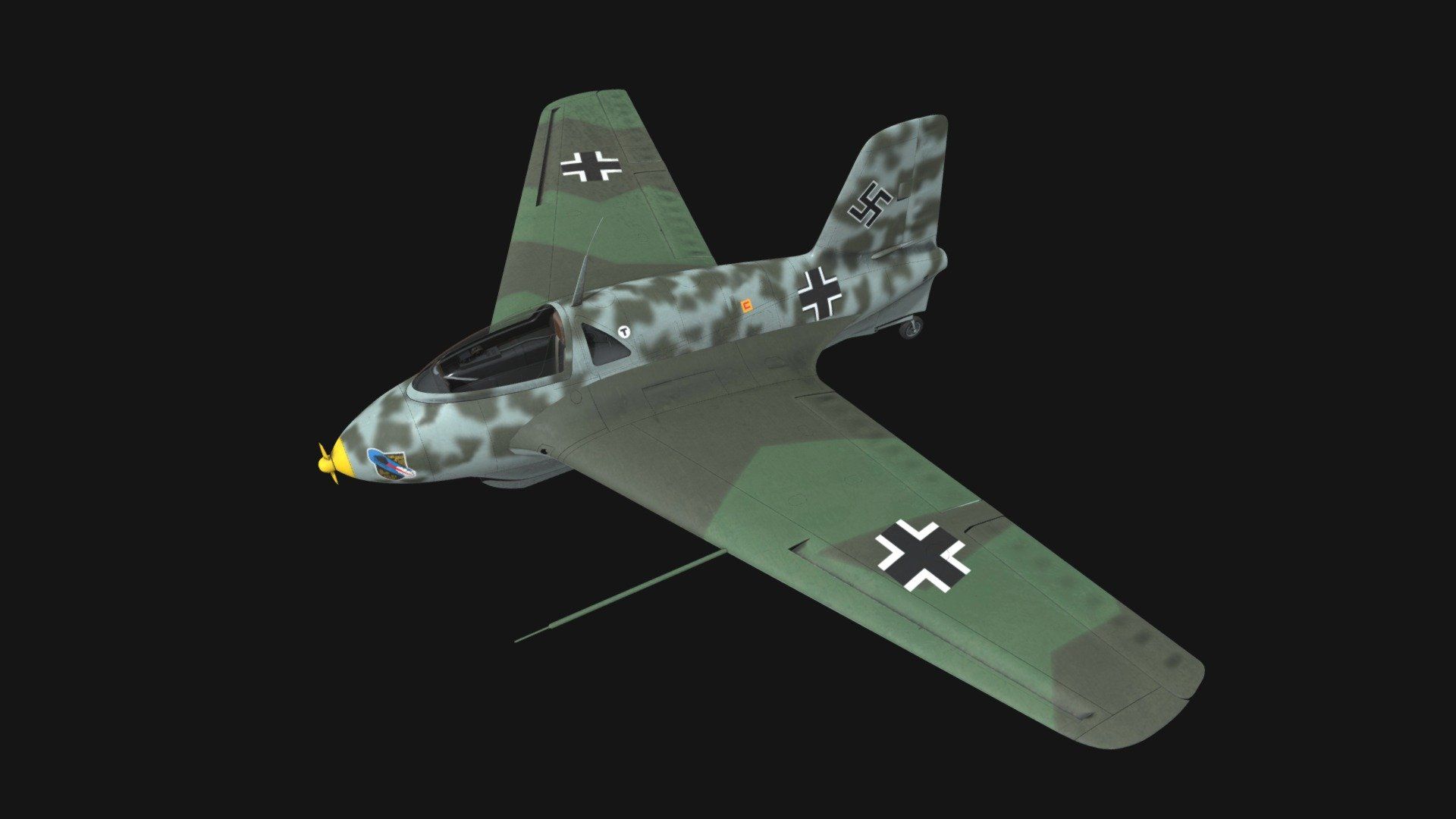 1920x1080 Messerschmitt Me163B Komet model by micapaconi [85ecf65]