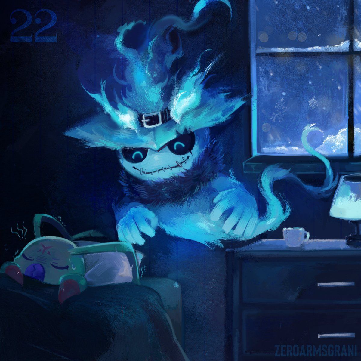 1200x1200 digimon huecember no. 22