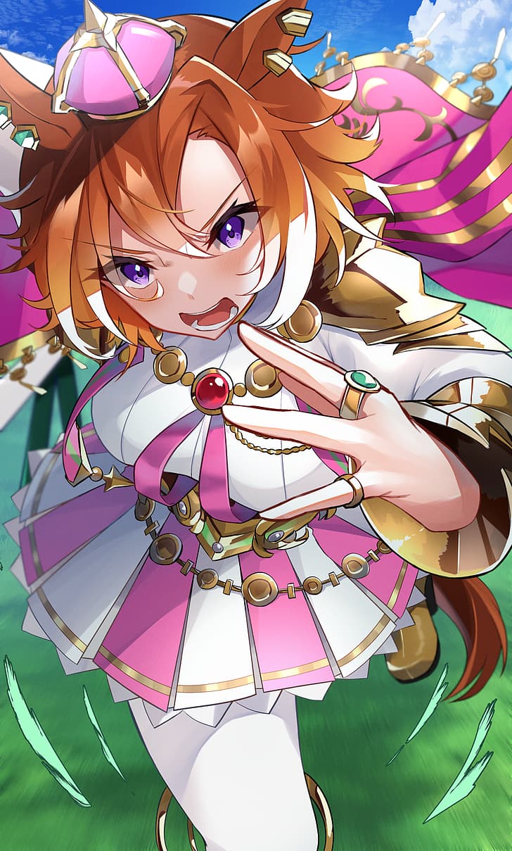 728x1209 HD wallpaper: anime, anime girls, Uma Musume Pretty Derby, TM Opera O (Uma Musume)
