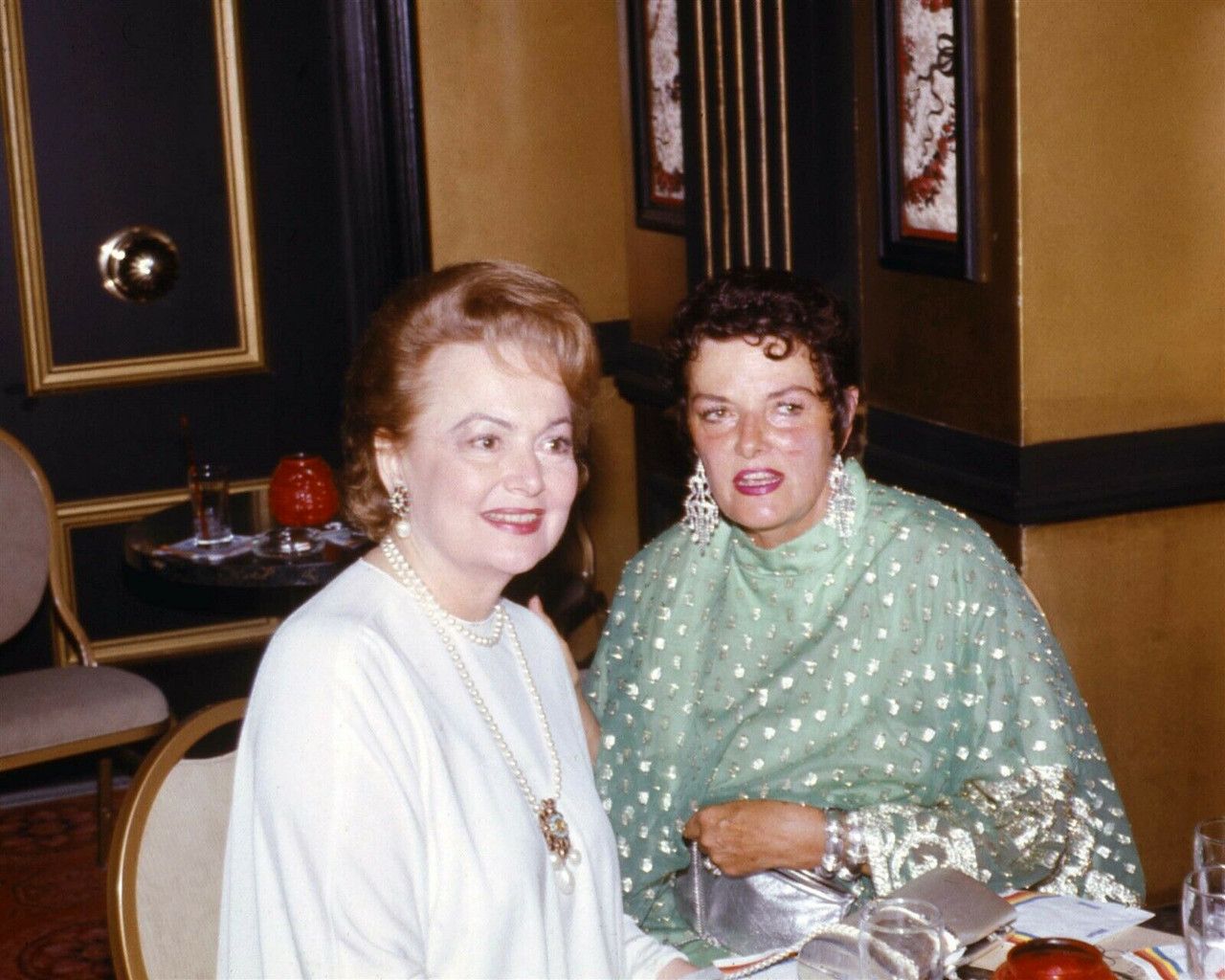 1280x1024 Olivia De Havilland & Jane Russell two legends in the 1970's together 8x10 photo Movie Store