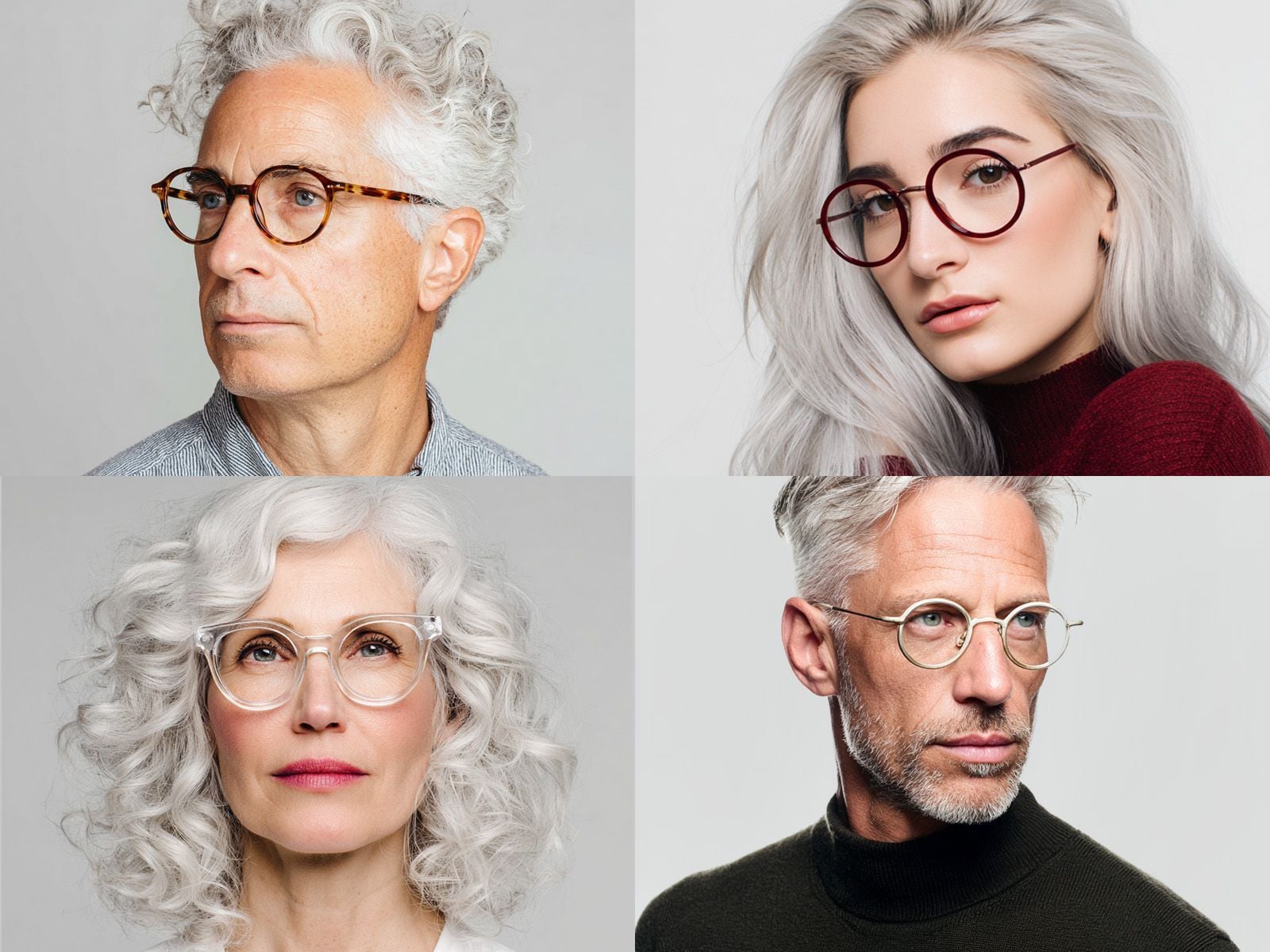 1600x1200 Best Glasses for Gray Hair: The Ultimate Color & Style Guide