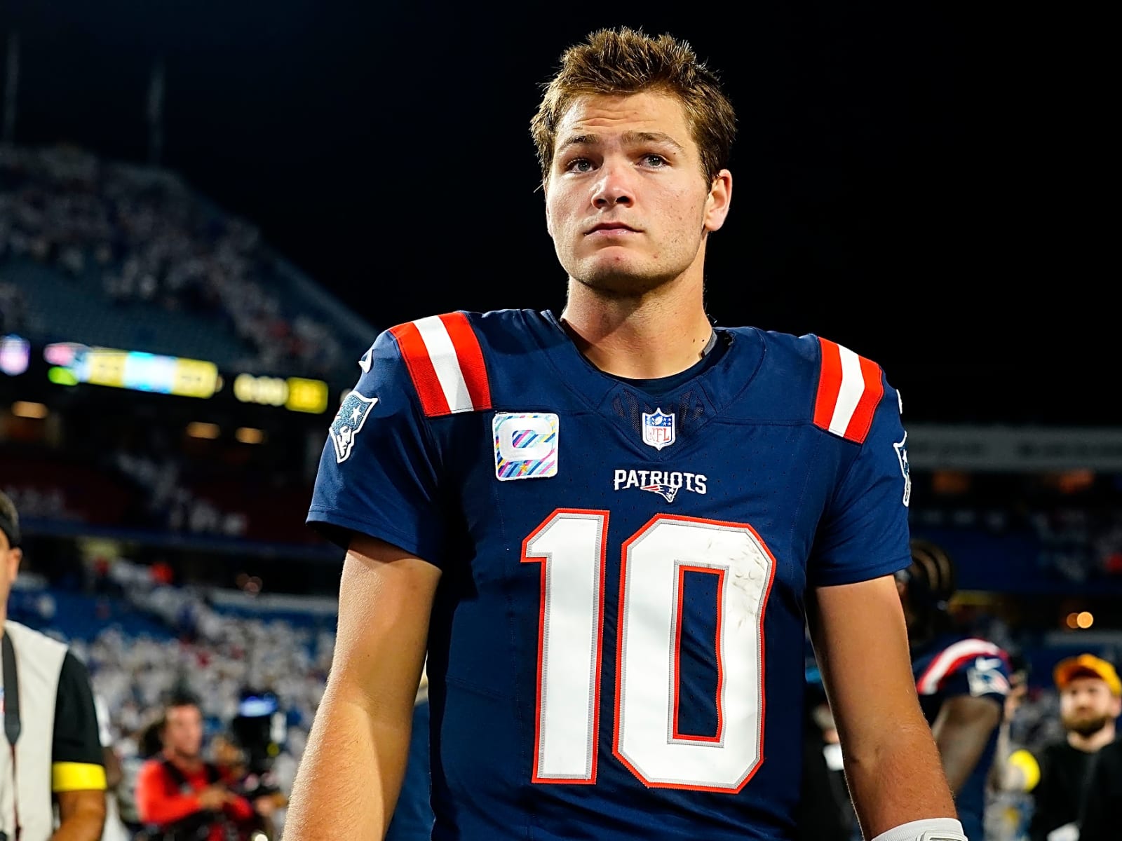 1600x1200 Patriots OC responds to Kurt Warner's concerns about Drake Maye