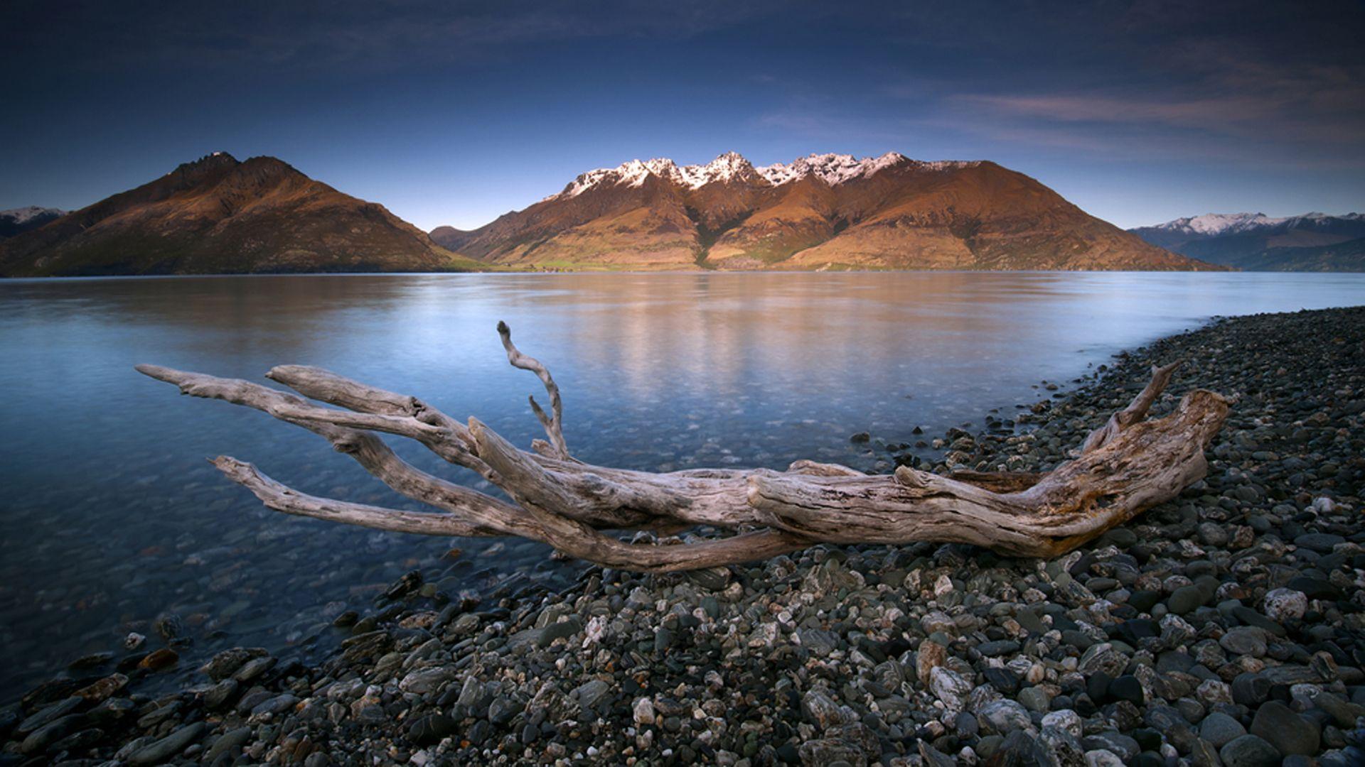 1920x1080 Lake Wakatipu Queenstown New Zealand HD Wallpaper :