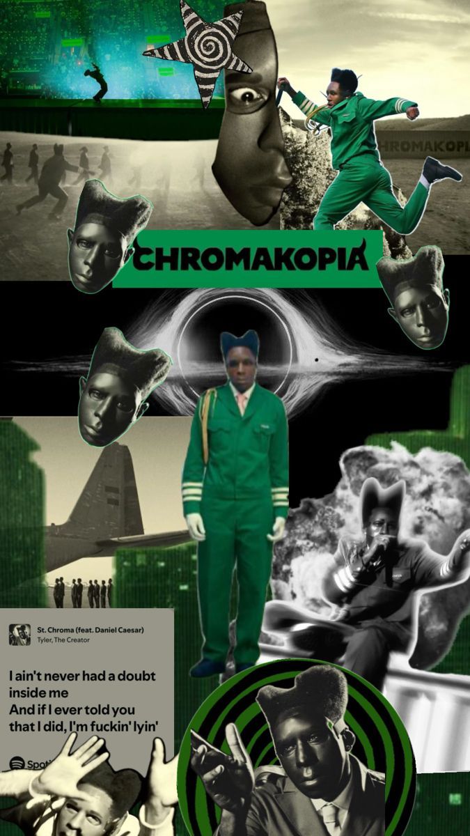 675x1200 Chromakopia Tyler The Creator Collage Wallpaper