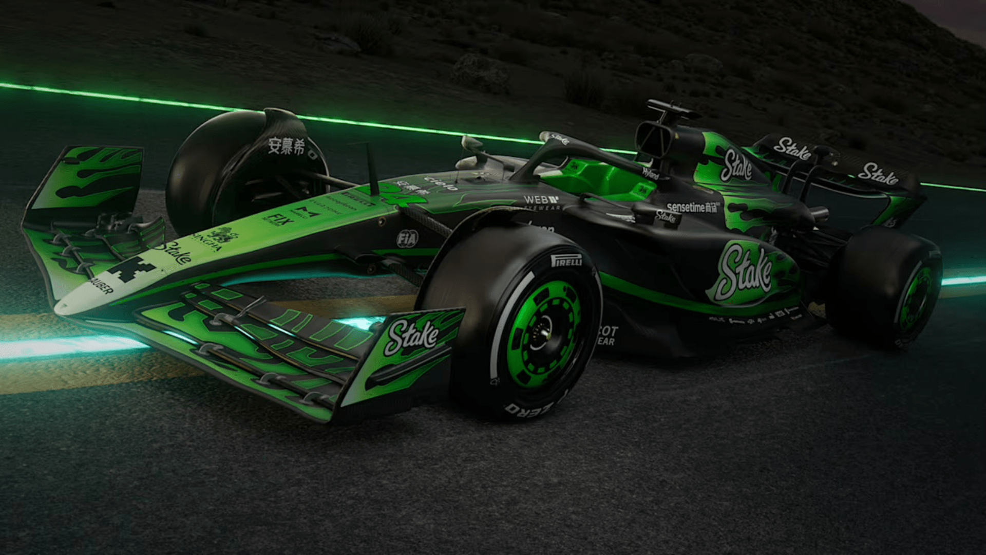 1920x1080 Kick Sauber to run special flaming livery at Las Vegas GP