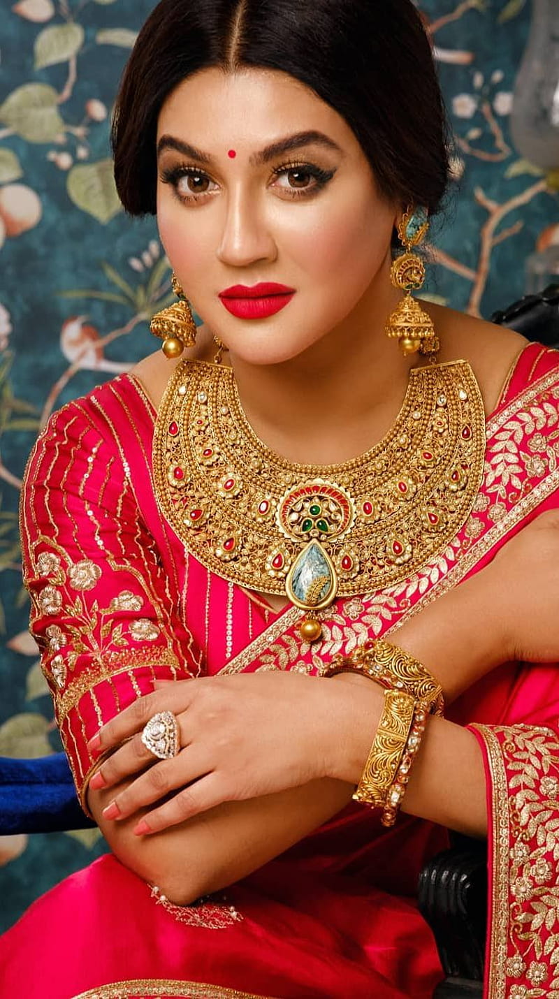 800x1430 Jaya Ahsan, model, saree lover, HD phone wallpaper
