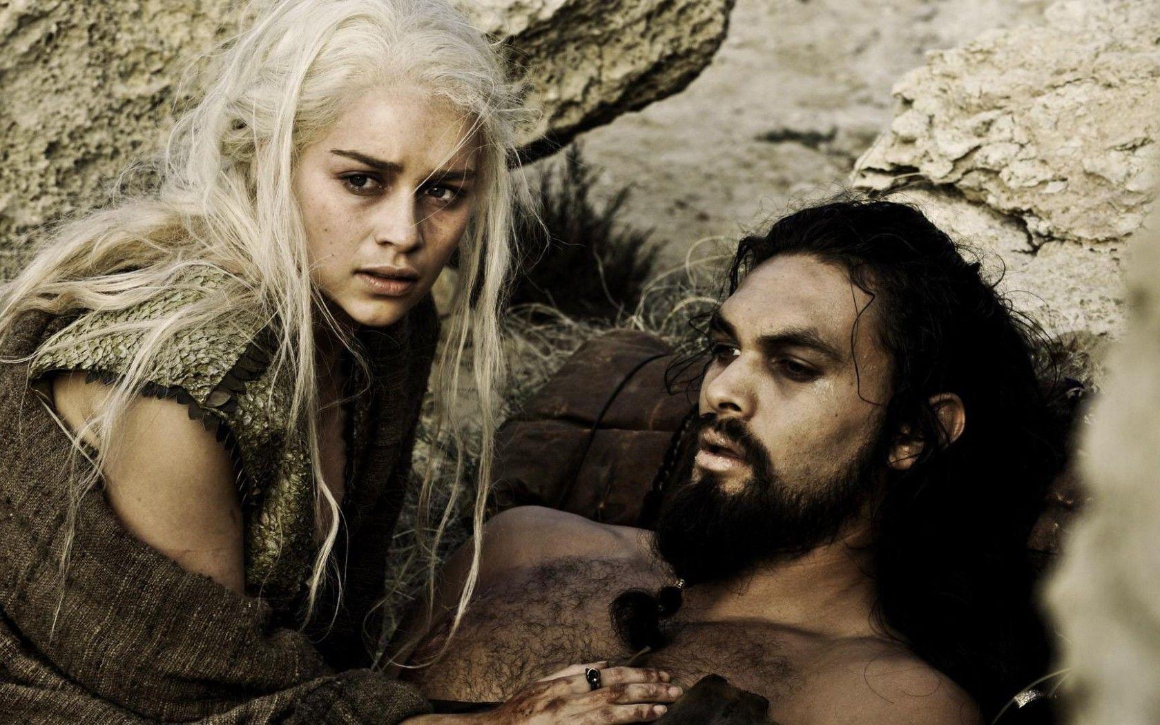 1680x1050 Download 1680x1050 Daenerys Targaryen and Khal Drogo Of