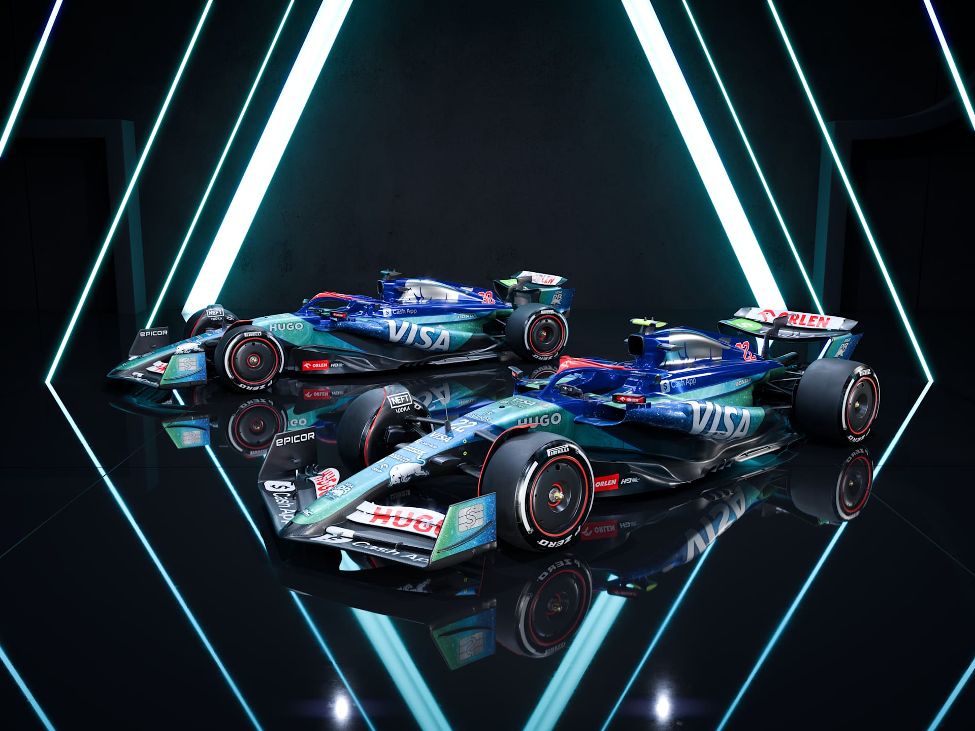 1920x1440 VCARB shares Las Vegas GP livery; Aston signs with Glenfiddich