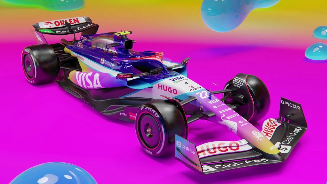 1280x720 F1 Miami Grand Prix: VCARB Reveals Striking 'Chameleon' livery Ahead of Florida Race