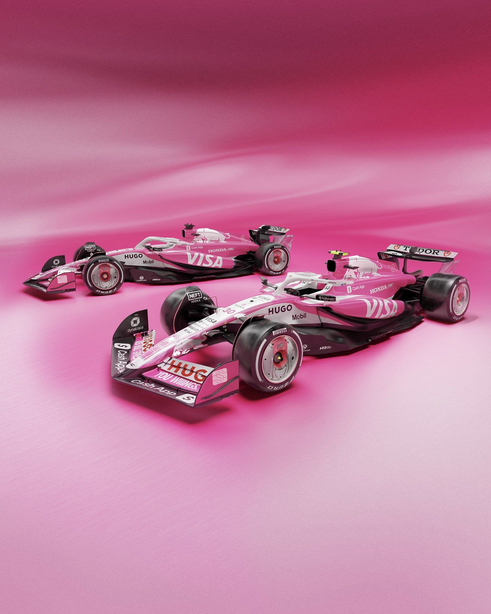 1638x2048 Visa Cash App RB presents magenta livery for F1 Miami GP