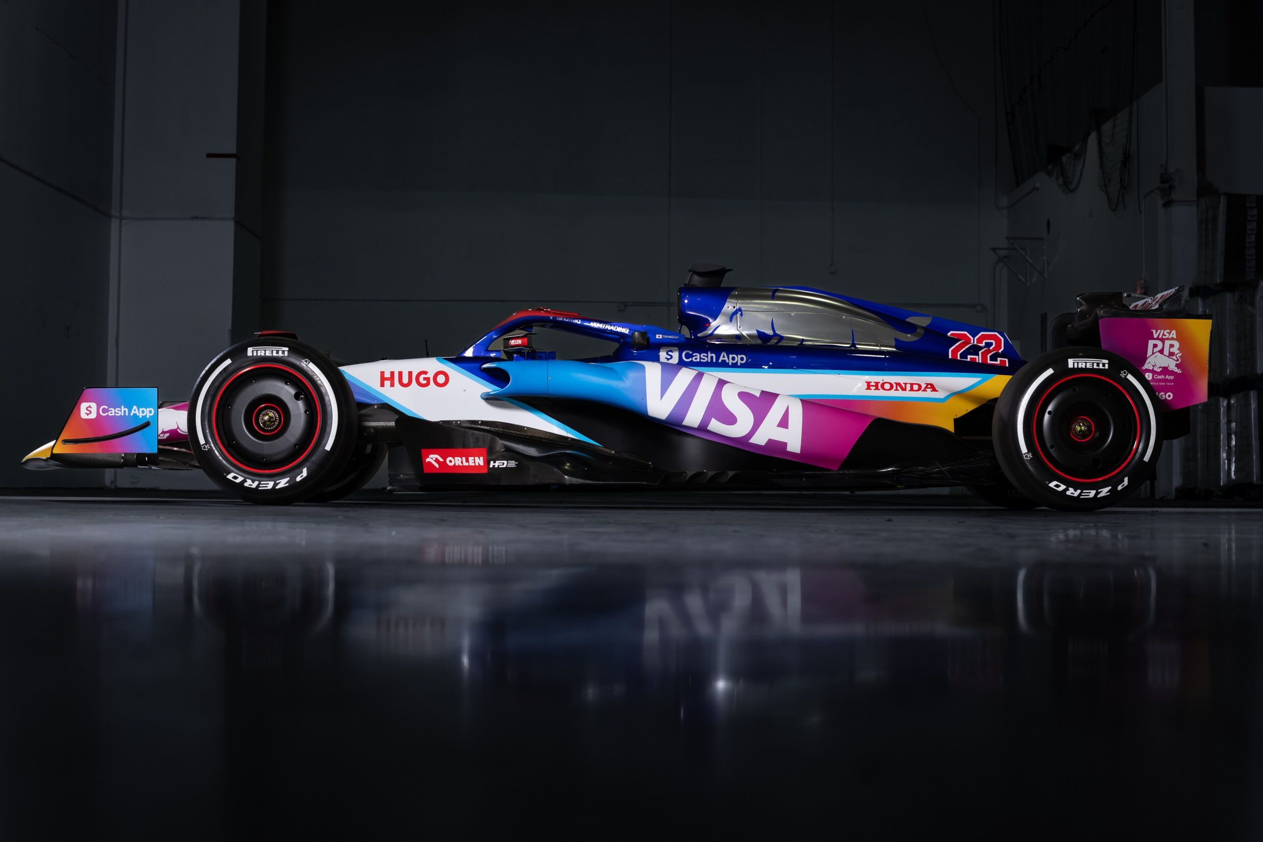2560x1707 Visa Cash App RB unveils 'Chameleon Card' F1 livery for Miami GP