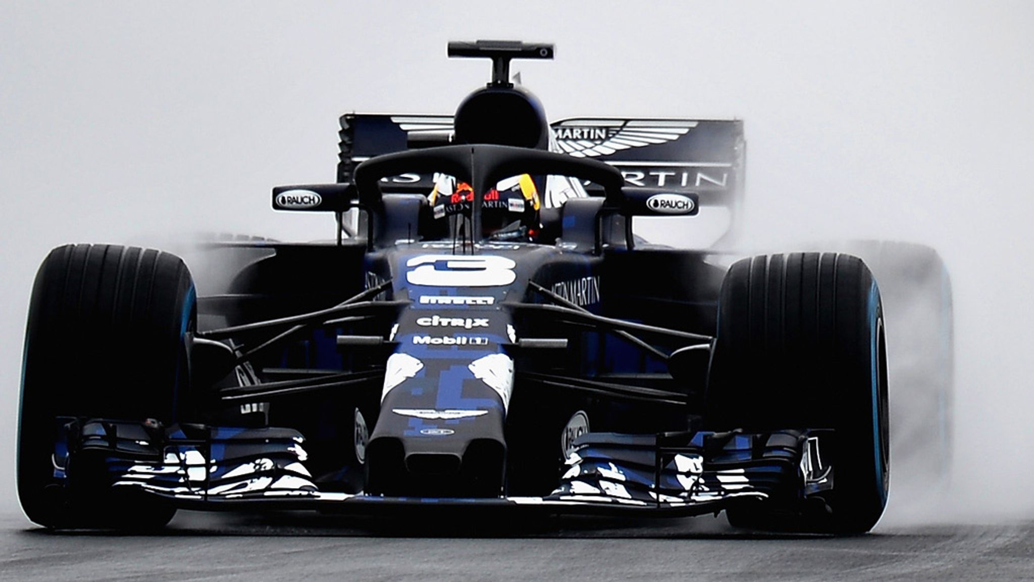 2048x1152 Red Bull RB14 hits the track for the first time at Silverstone